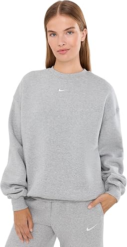 Studio Fleece Medium Weight Oversized Crew Neck Sweatshirt