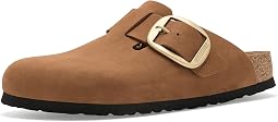 Boston Big Buckle Tonal Clog - Nubuck Leather