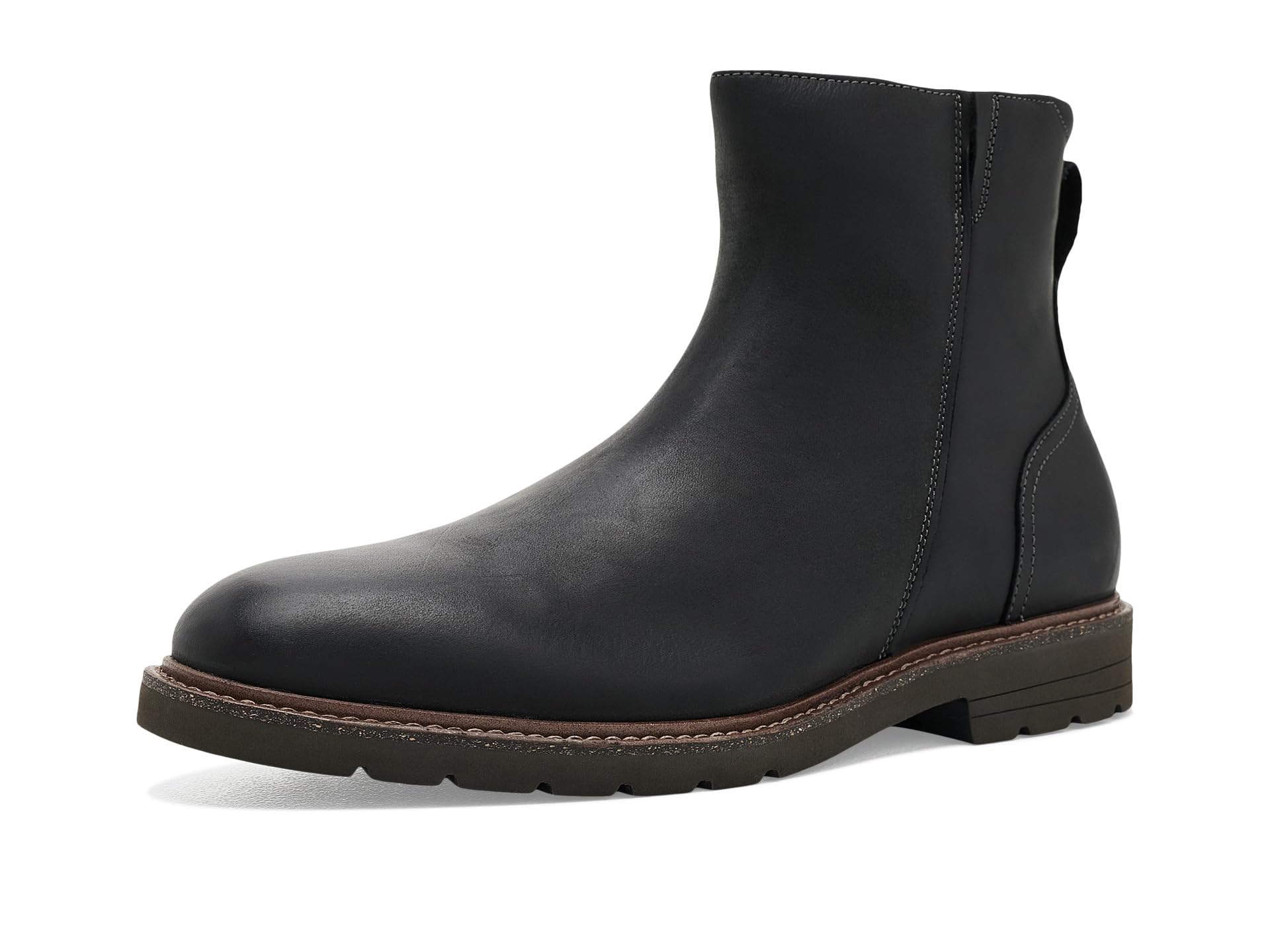 Redford Plain Toe Side Zip Boots
