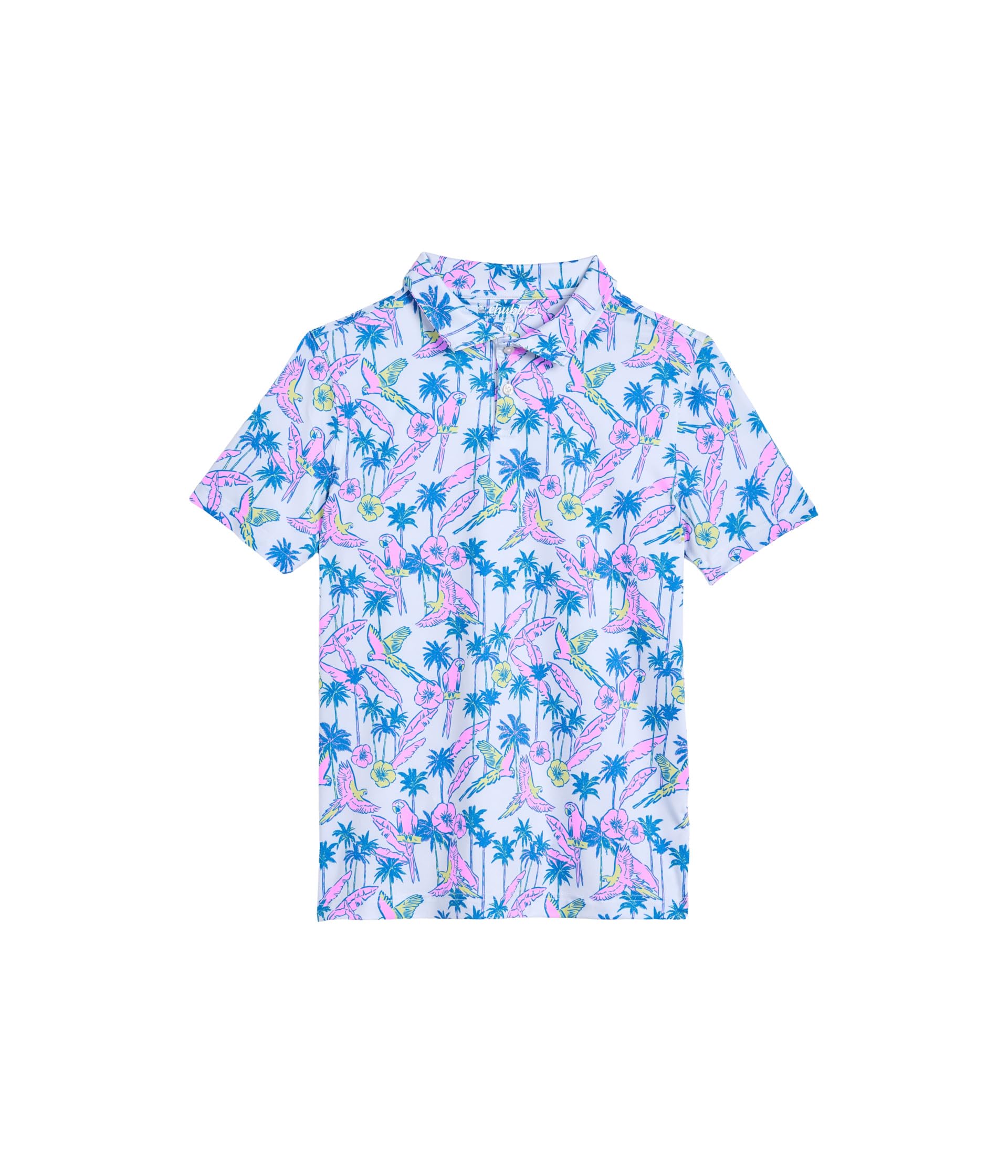 The Flock Party White Performance Polo (ребенок старшего возраста)