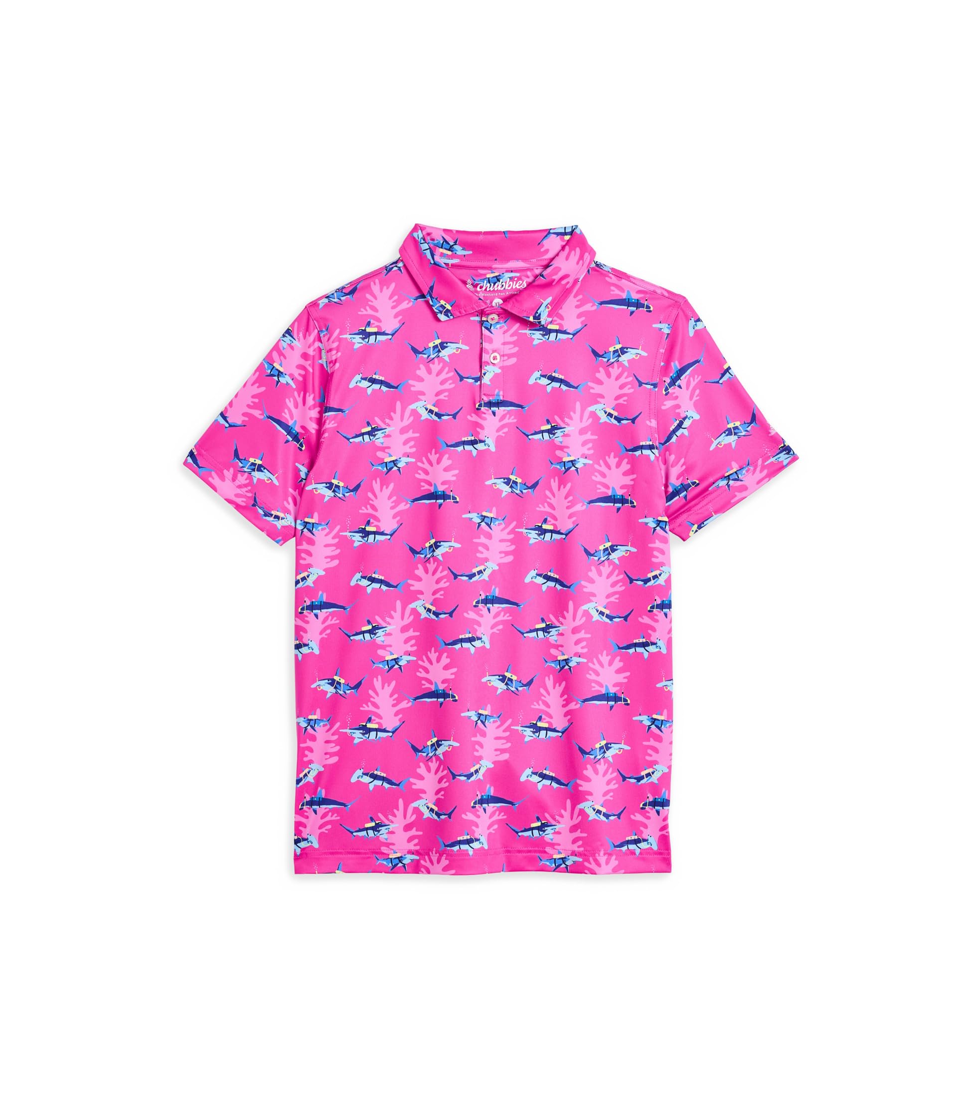 Polo-рубашка The Great Pink Shark Performance (большой ребенок)