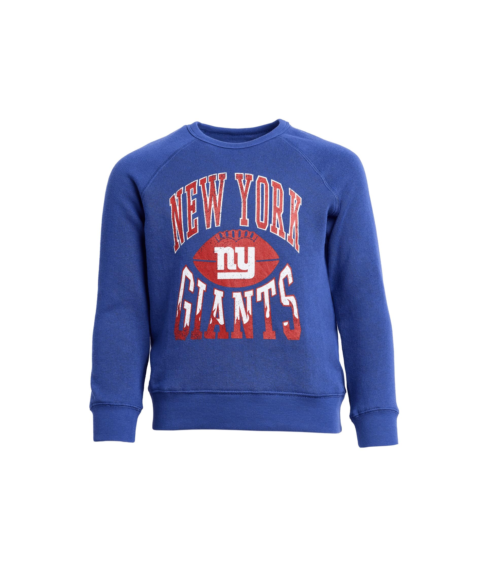 Флисовая футболка с регланом NFL New York Giants Hot Route (маленький ребенок/старший ребенок)