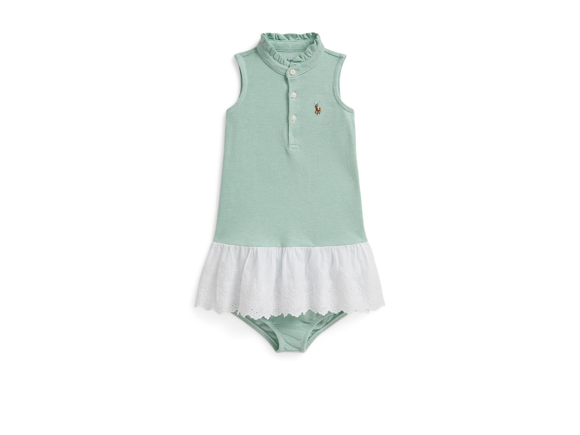 Eyelet Cotton Mesh Dress & Bloomer (Infant)