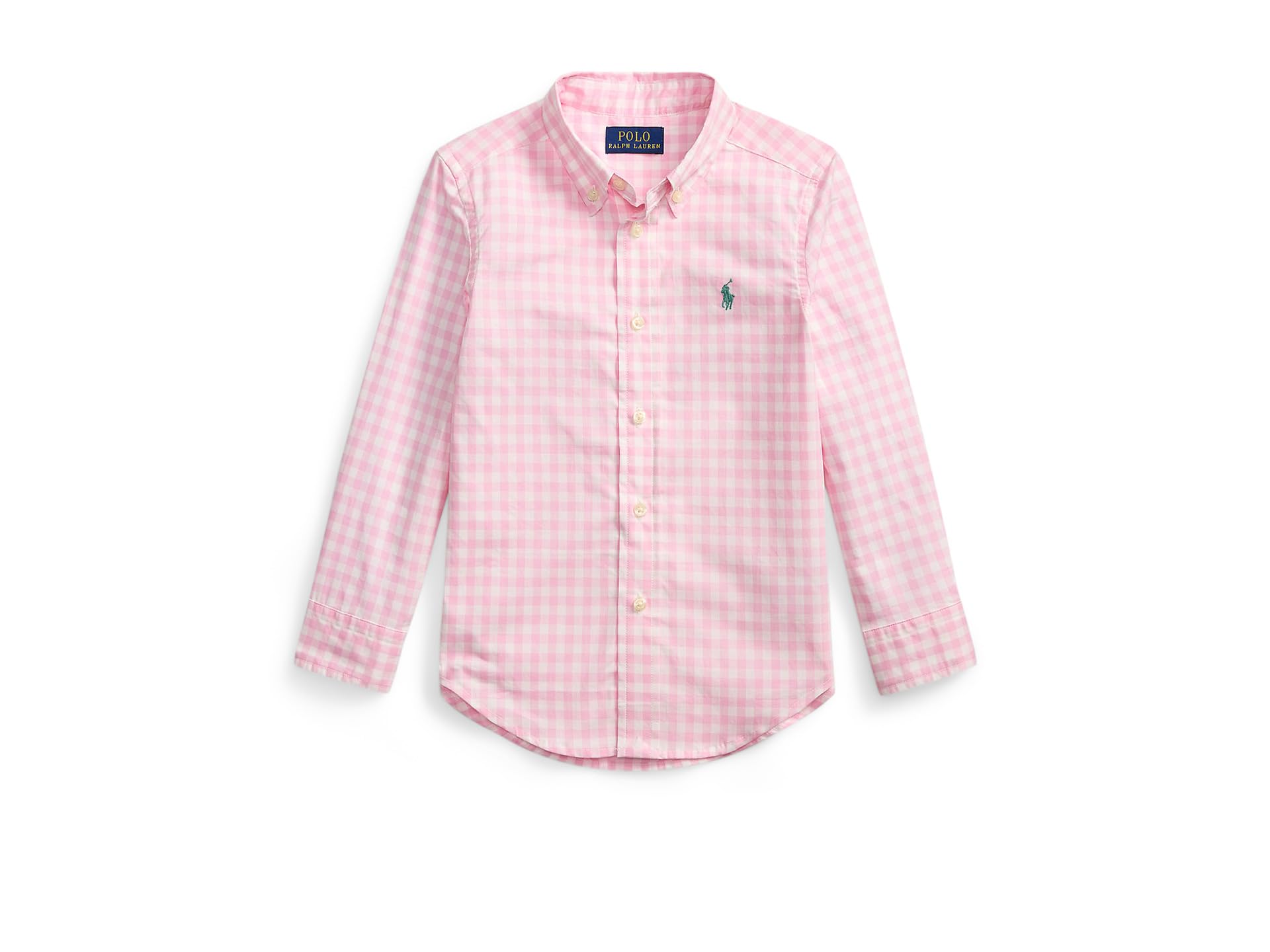 Polo Ralph Lauren Kids мужская рубашка из хлопкового поплина в клетку (малыш/маленький ребенок)