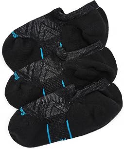 Run Targeted Cushion No Show Socks 3-Pack