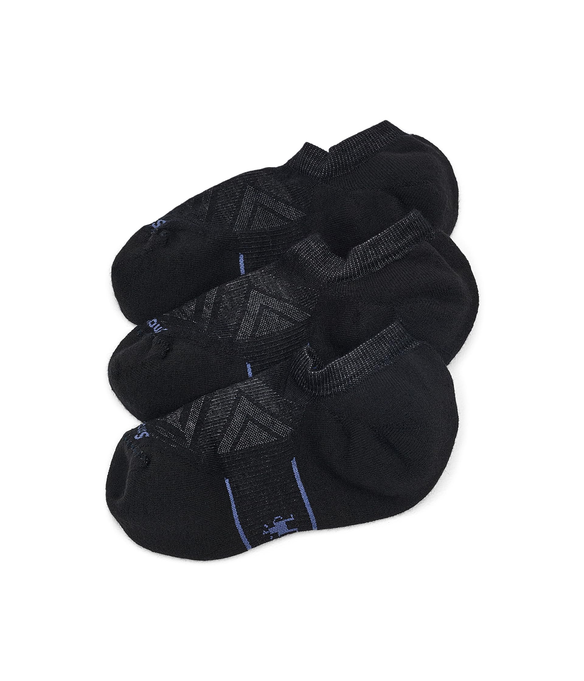 Run Targeted Cushion No Show Socks 3-Pack