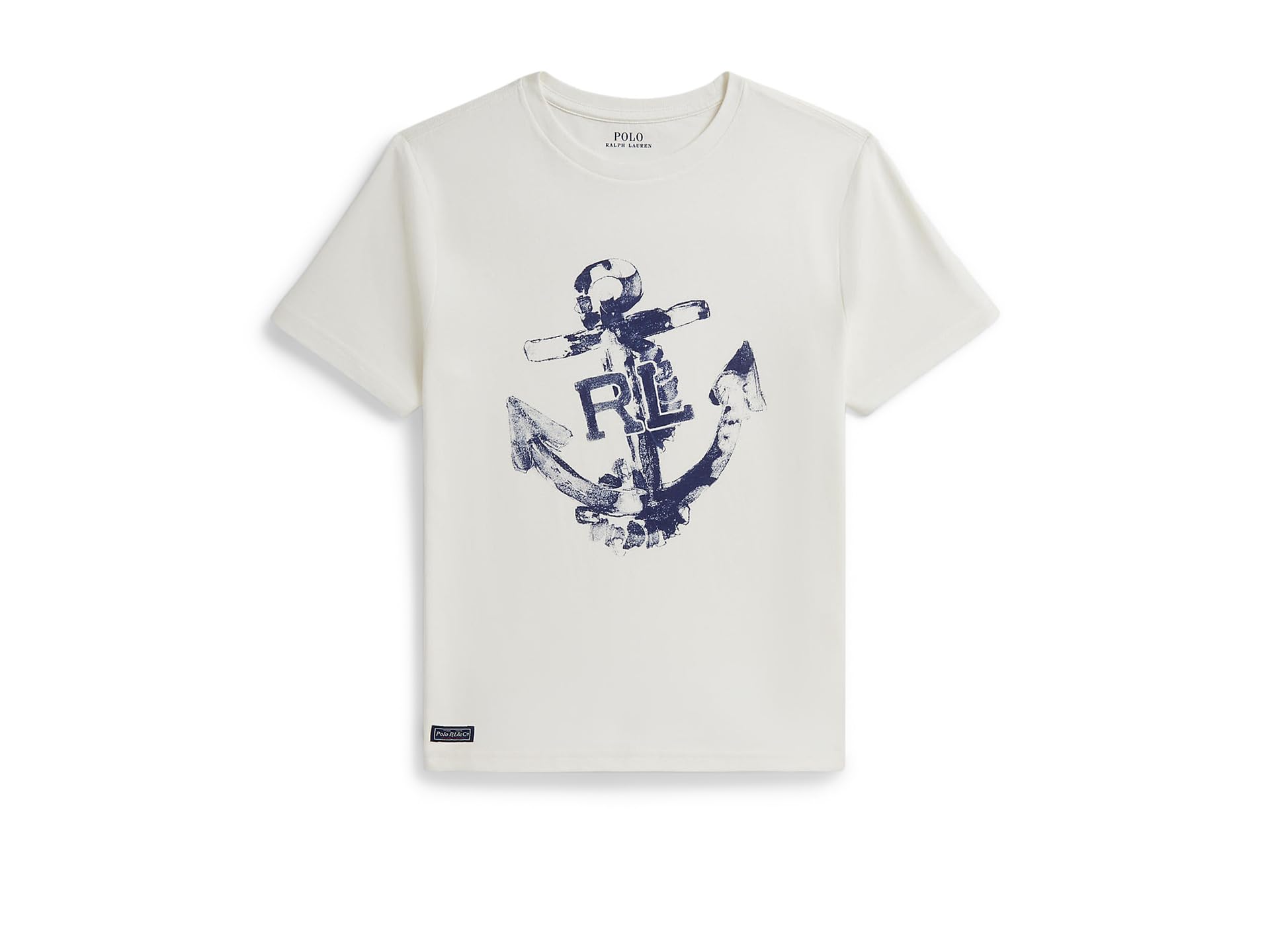 Anchor-Print Cotton Jersey Tee (Big Kid)