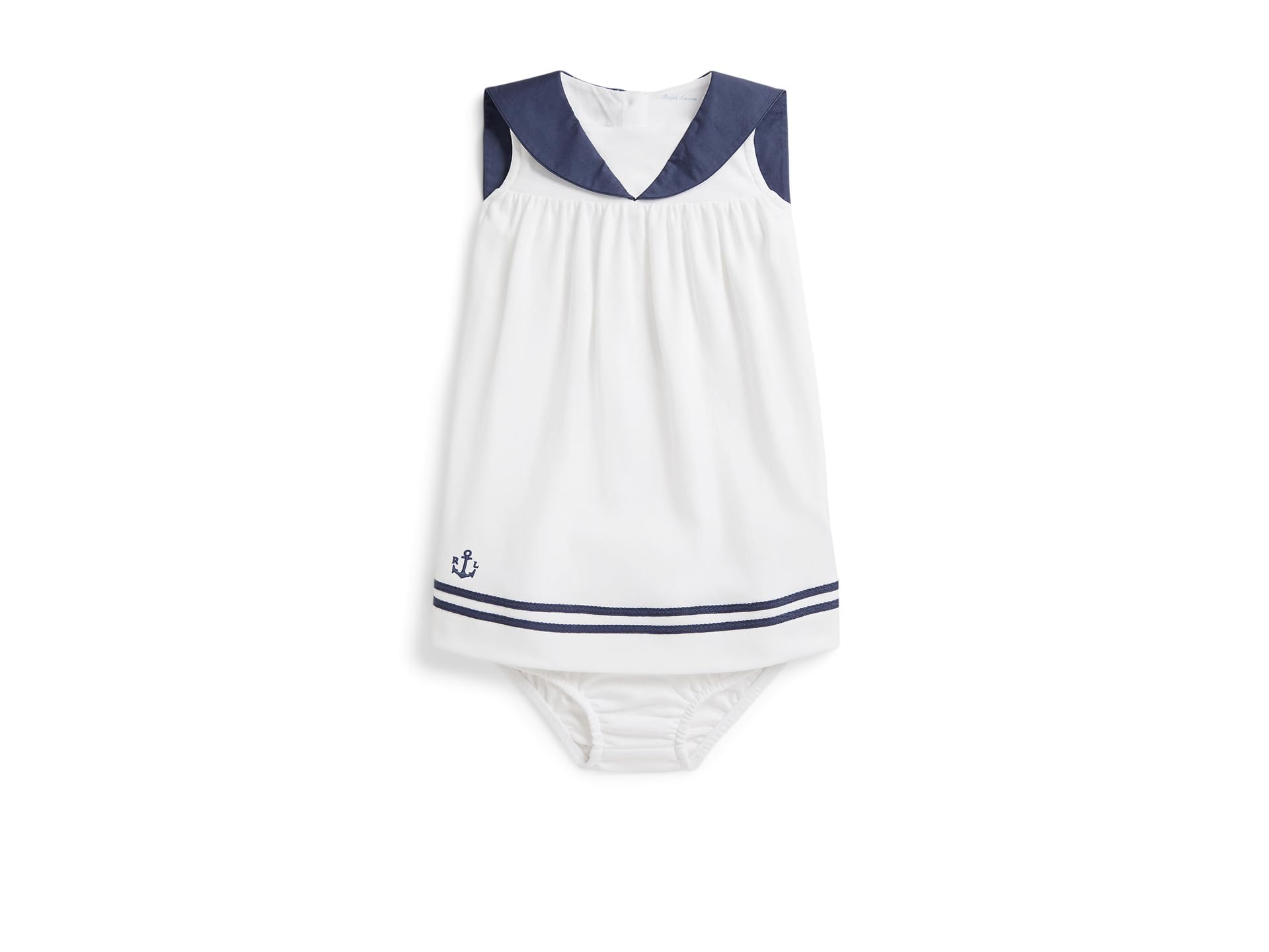 Cotton Interlock Sailor Dress & Bloomer (Infant)