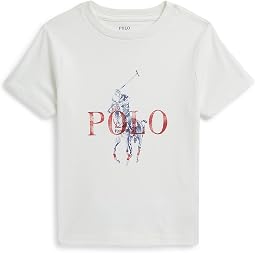 Футболка из хлопкового джерси с большим логотипом Pony (малыш/ребенок)