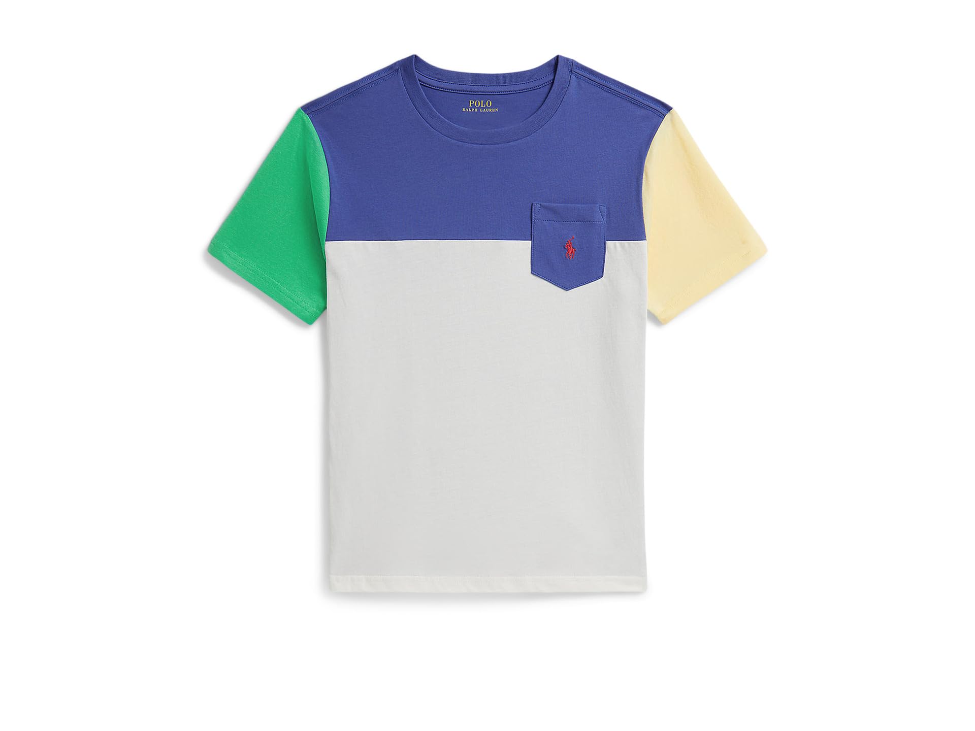 Color-Blocked Cotton Jersey Tee (Big Kid)