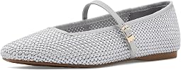 Silver Woven Satin