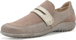 Titanium Leather/Almond Suede/Platinum Stripe