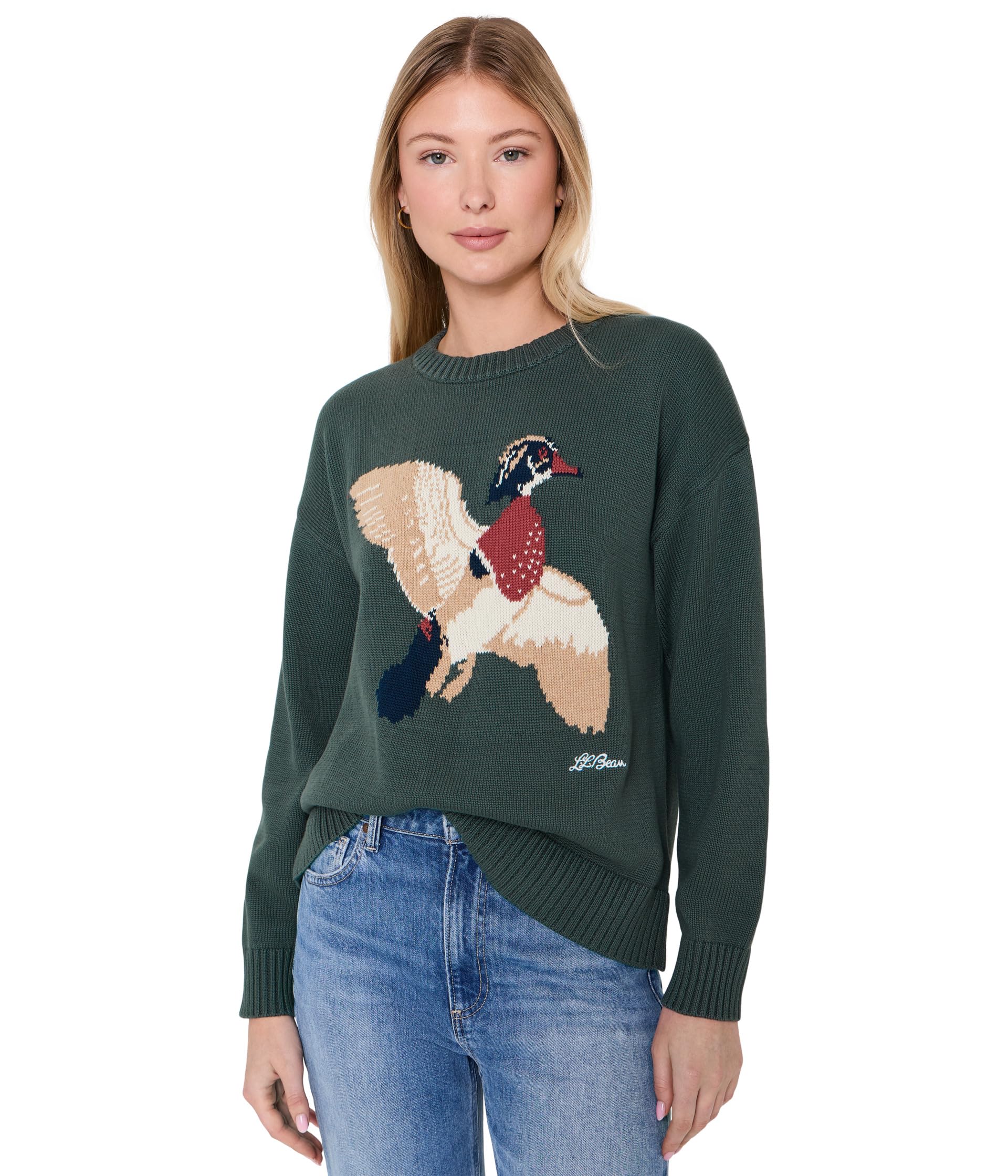 The Original Double L Crew Neck Novelty Sweater