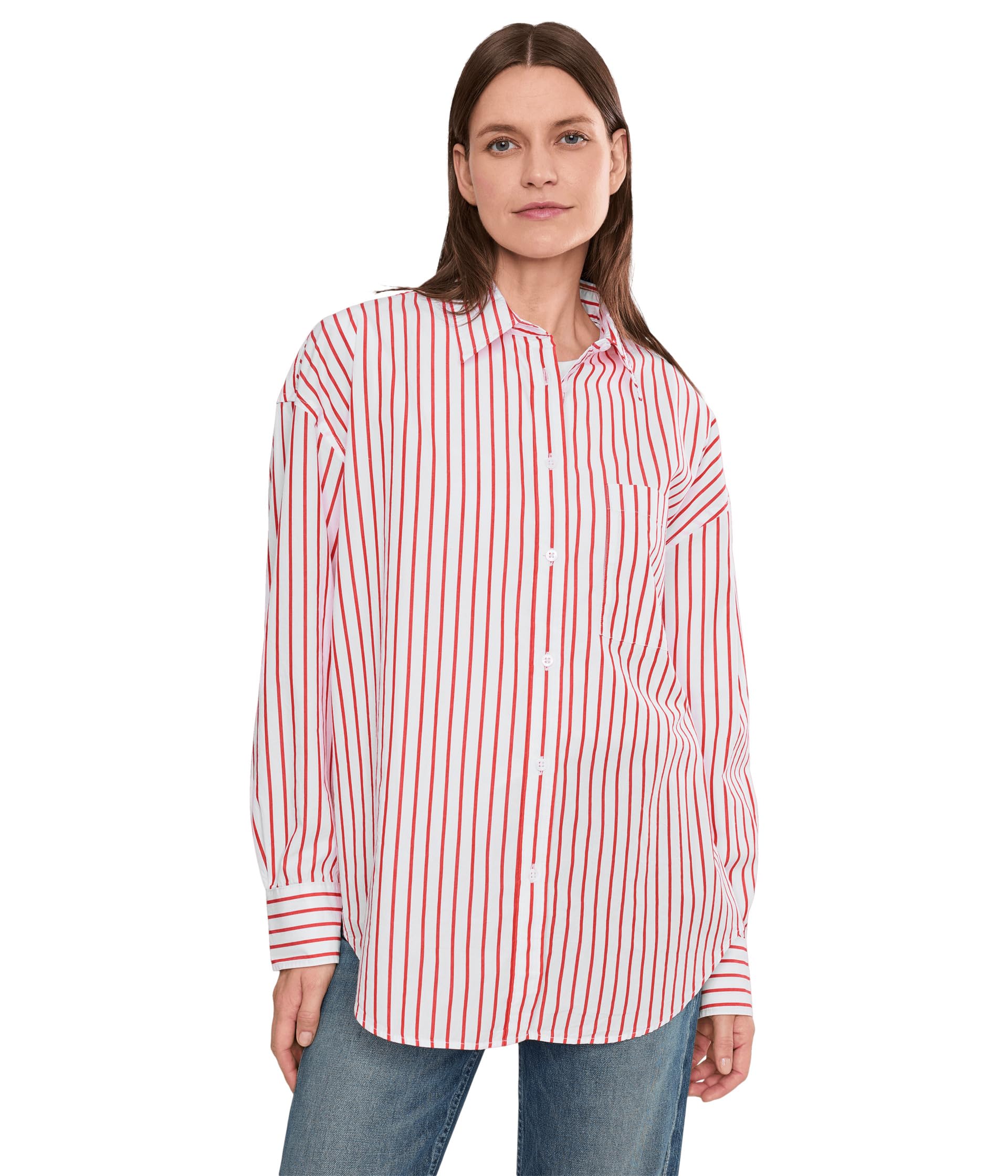 Рубашка Coastal Poplin свободного кроя