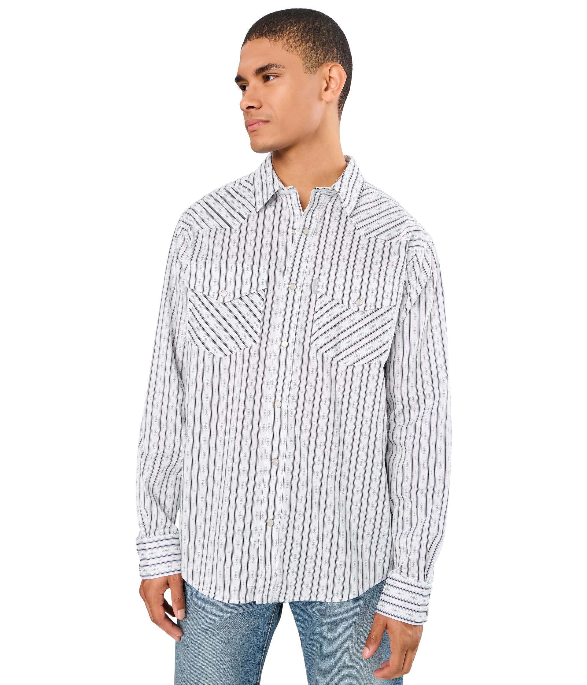 Мужская рубашка с застежкой на пуговицы Everything Classic Fit Snap Shirt