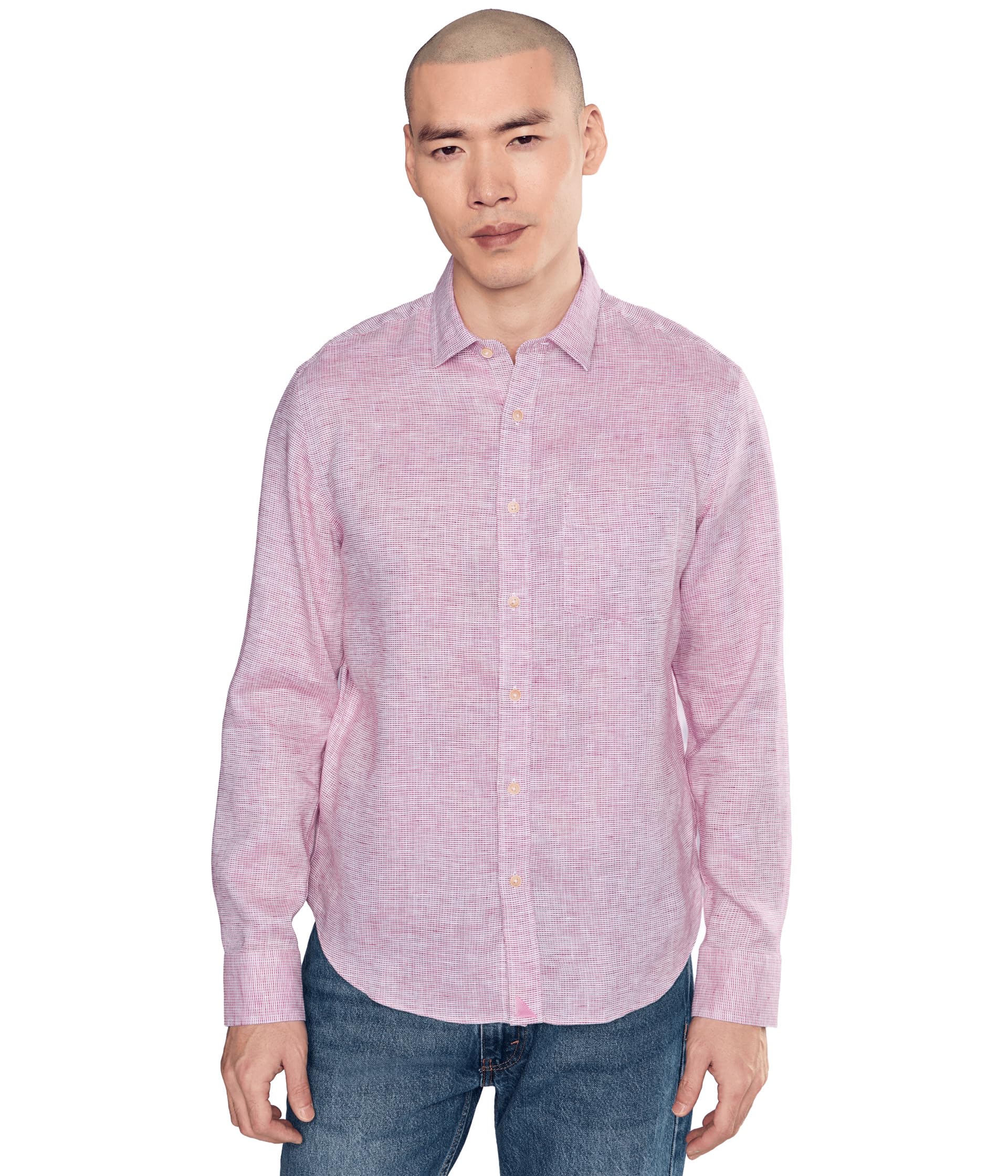 Wrinkle-Resistent Long Sleeve Wildehart Linen Shirt