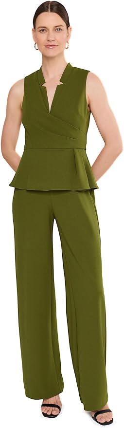 Crepe Peplum Jumpsuit
