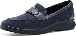 Navy Leather