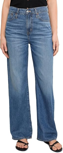 The Perfect Vintage Wide-Leg Jean in Airy Denim