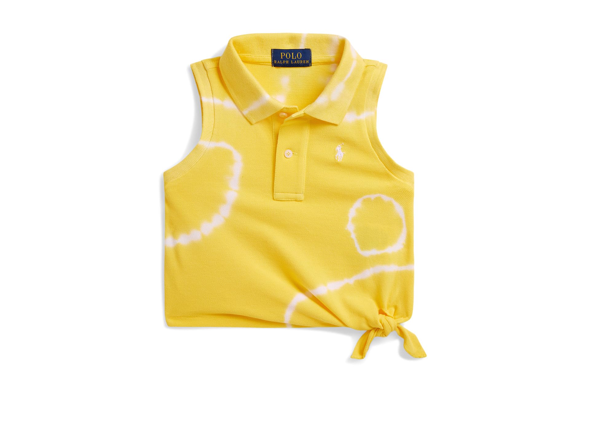 Tie-Dye Mesh Boxy Polo Shirt (Toddler/Little Kid)