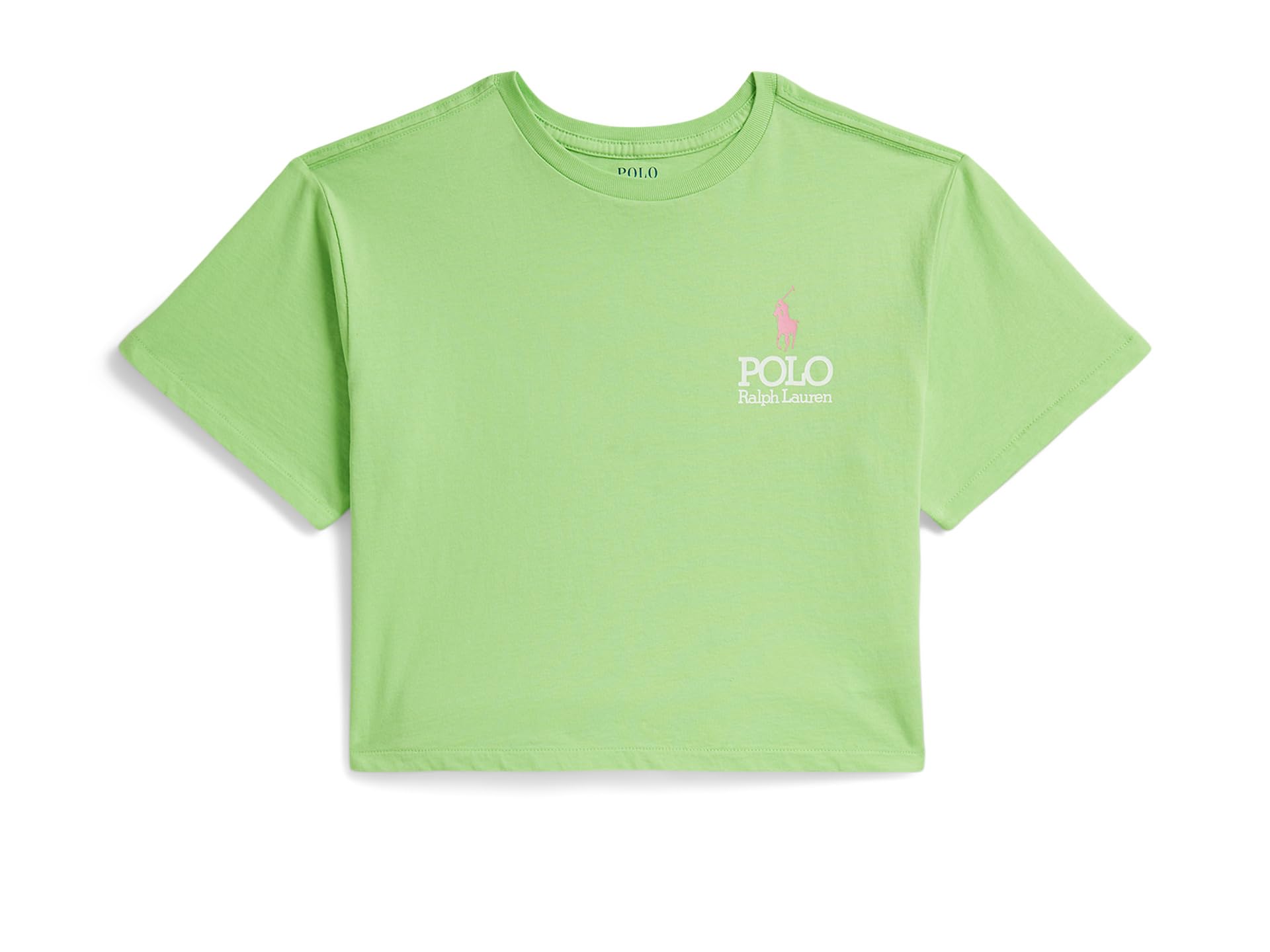 Big Pony Logo Cotton Boxy Tee (Big Kid)