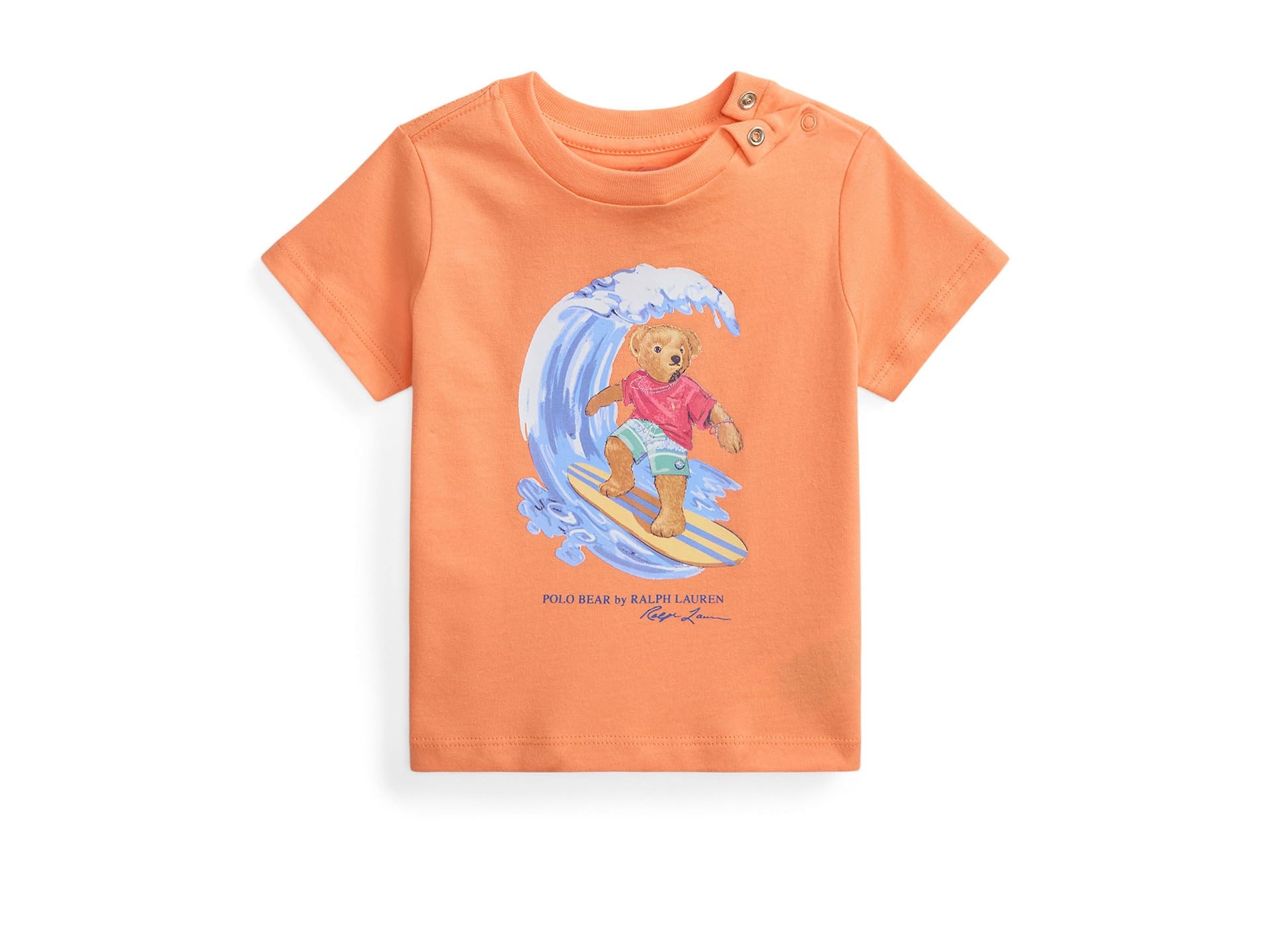 Футболка из хлопкового джерси с медведем Polo Bear (младенец)