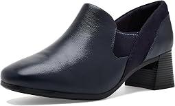 Navy Combi Leather