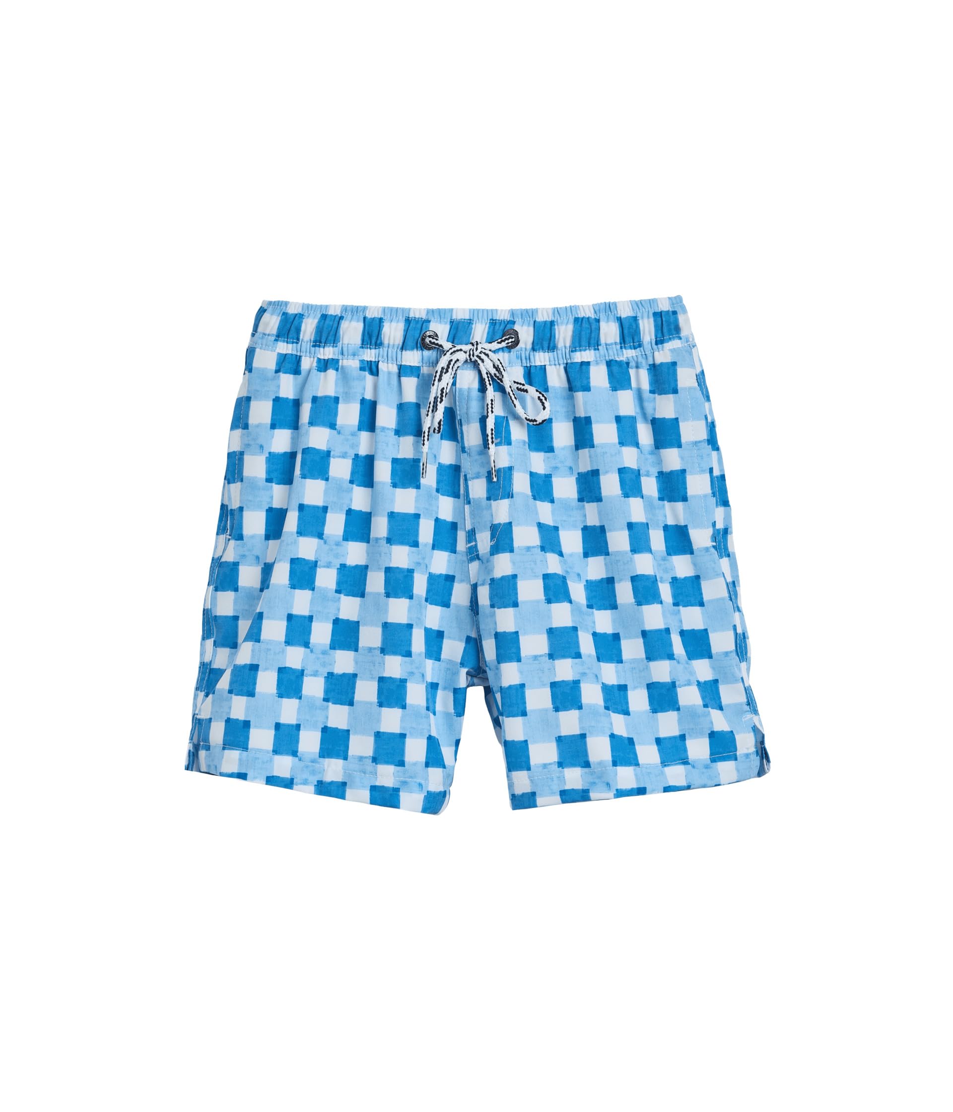 Ocean Grid Swim Shorts (Toddler/Little Kid/Big Kid)