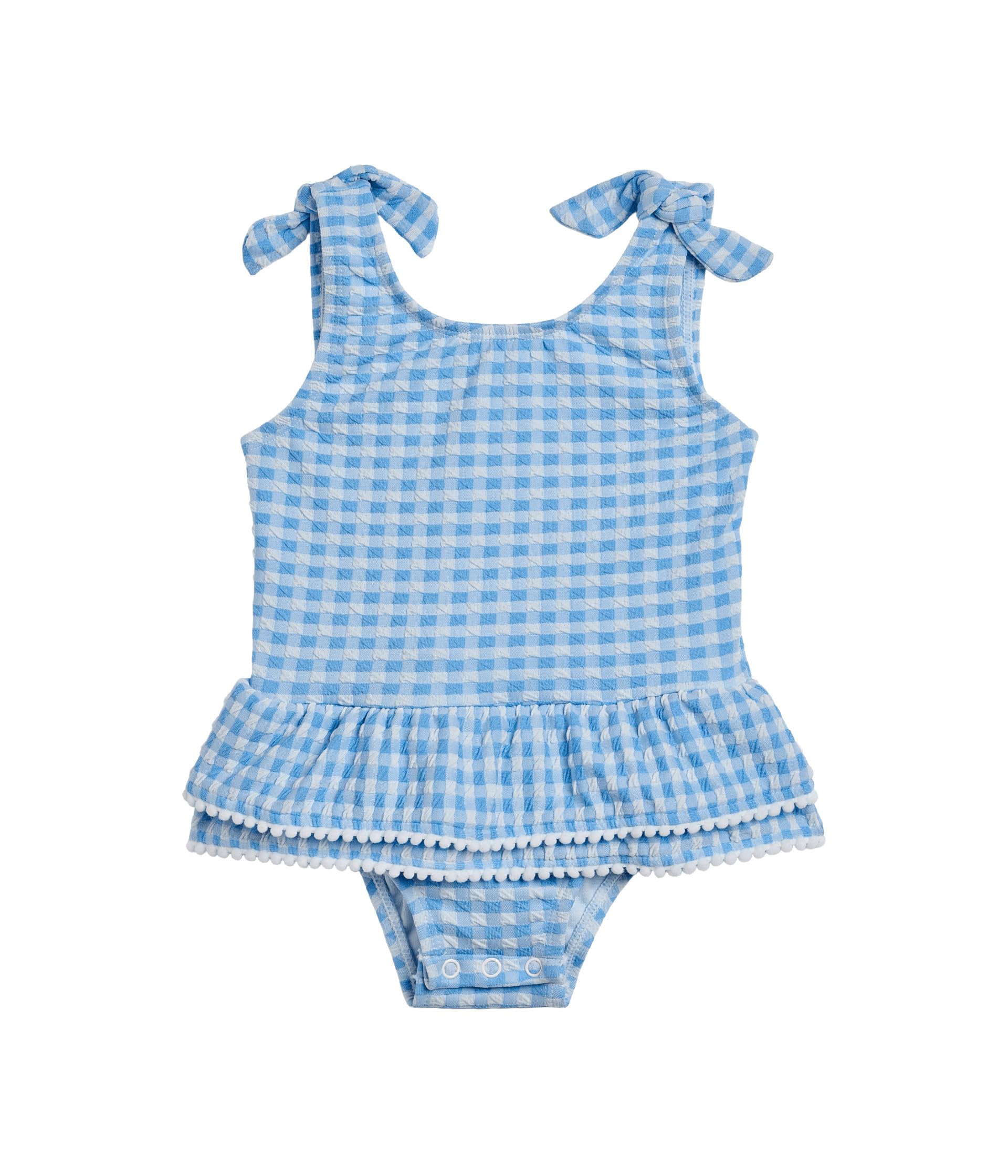 Seaside Gingham Skirt Swimsuit (Infant/Toddler/Little Kid)