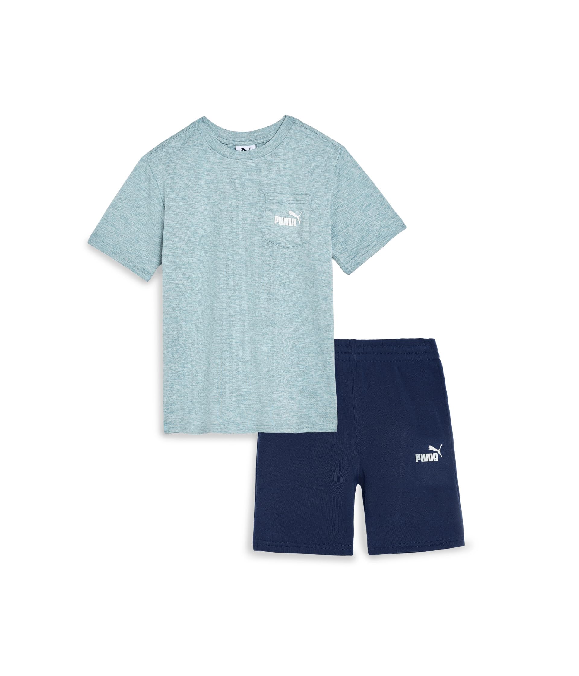 Air Mesh T-Shirt & Fleece Short Set (Little Kid/Big Kid)