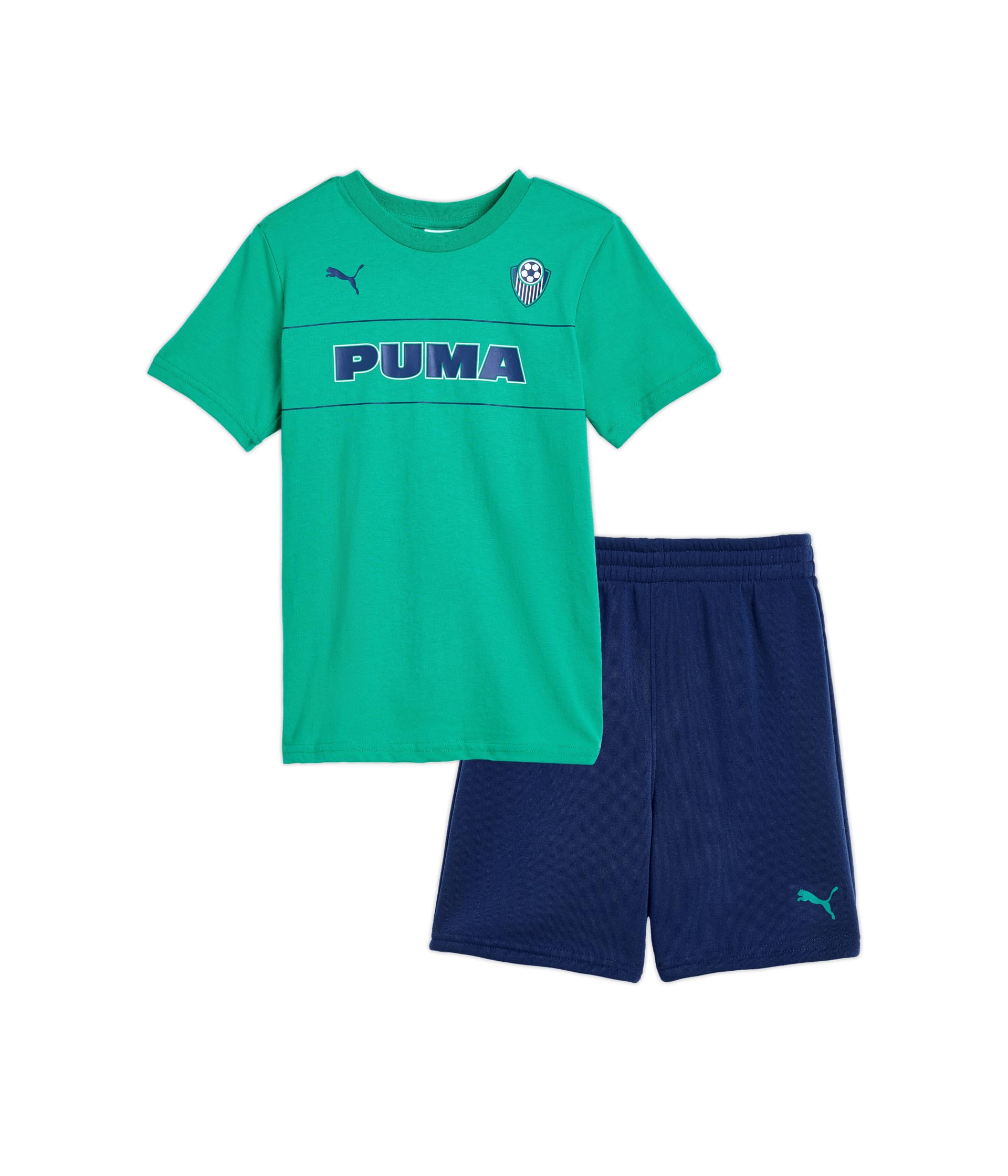Graphic T-Shirt & Fleece Shorts Set (Toddler)