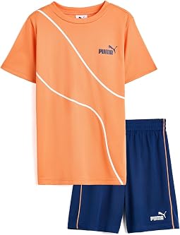 T-Shirt & Mesh Shorts Set (Little Kid/Big Kid)