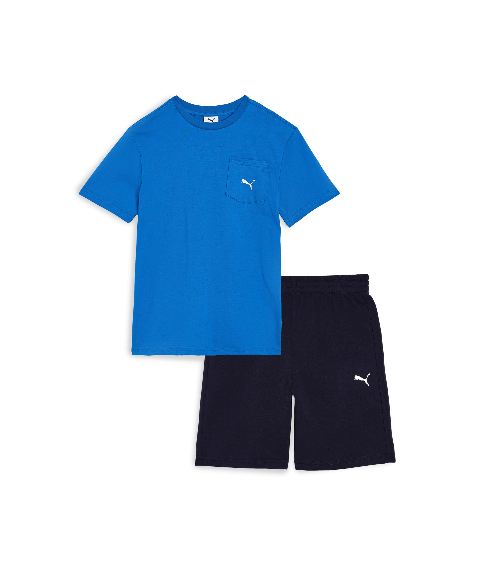 Pocket T-Shirt & Fleece Shorts Set (Big Kid)
