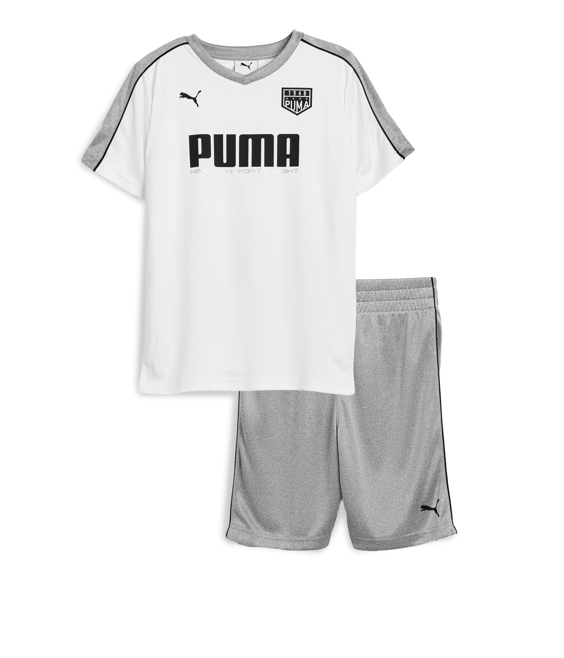Graphic T-Shirt & Interlock Shorts Set (Little Kid/Big Kid)