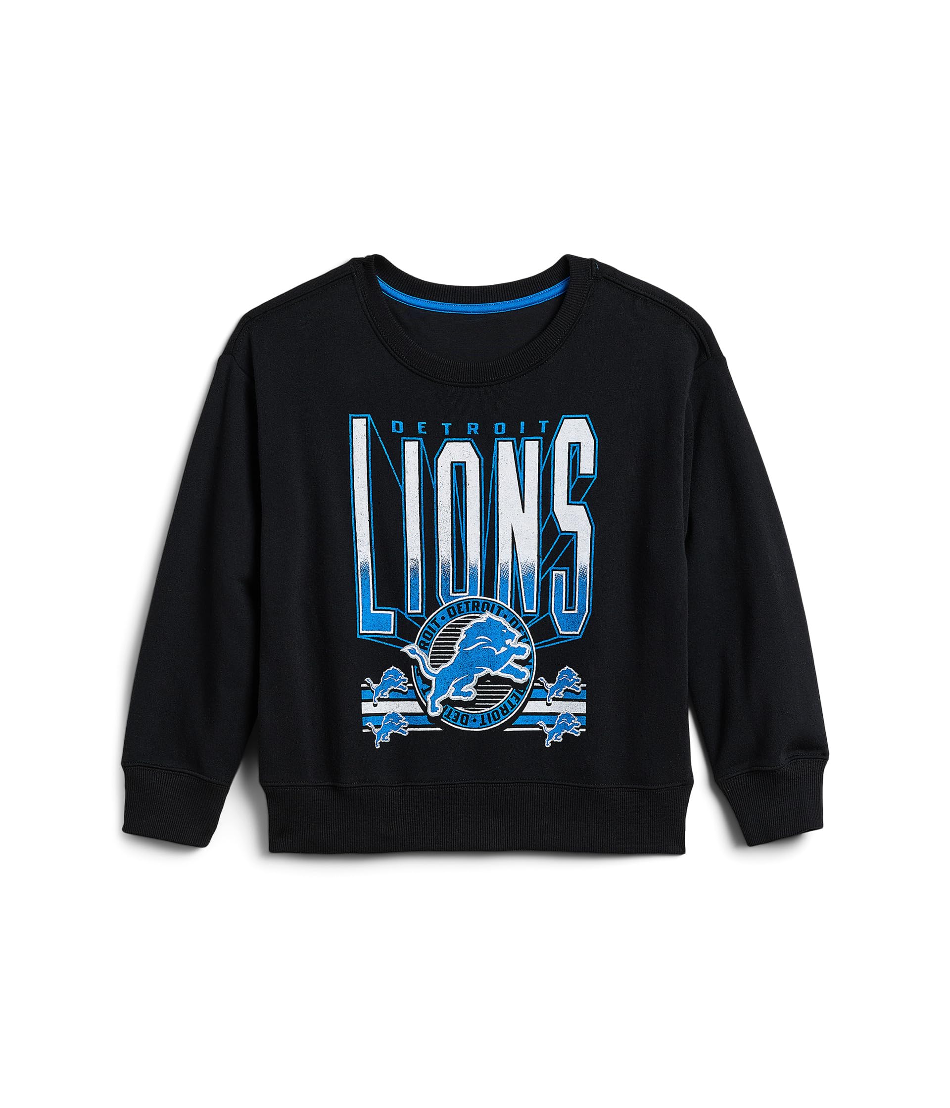 Флисовая футболка с опущенным плечом NFL Detriot Lions (для детей младшего и старшего возраста)