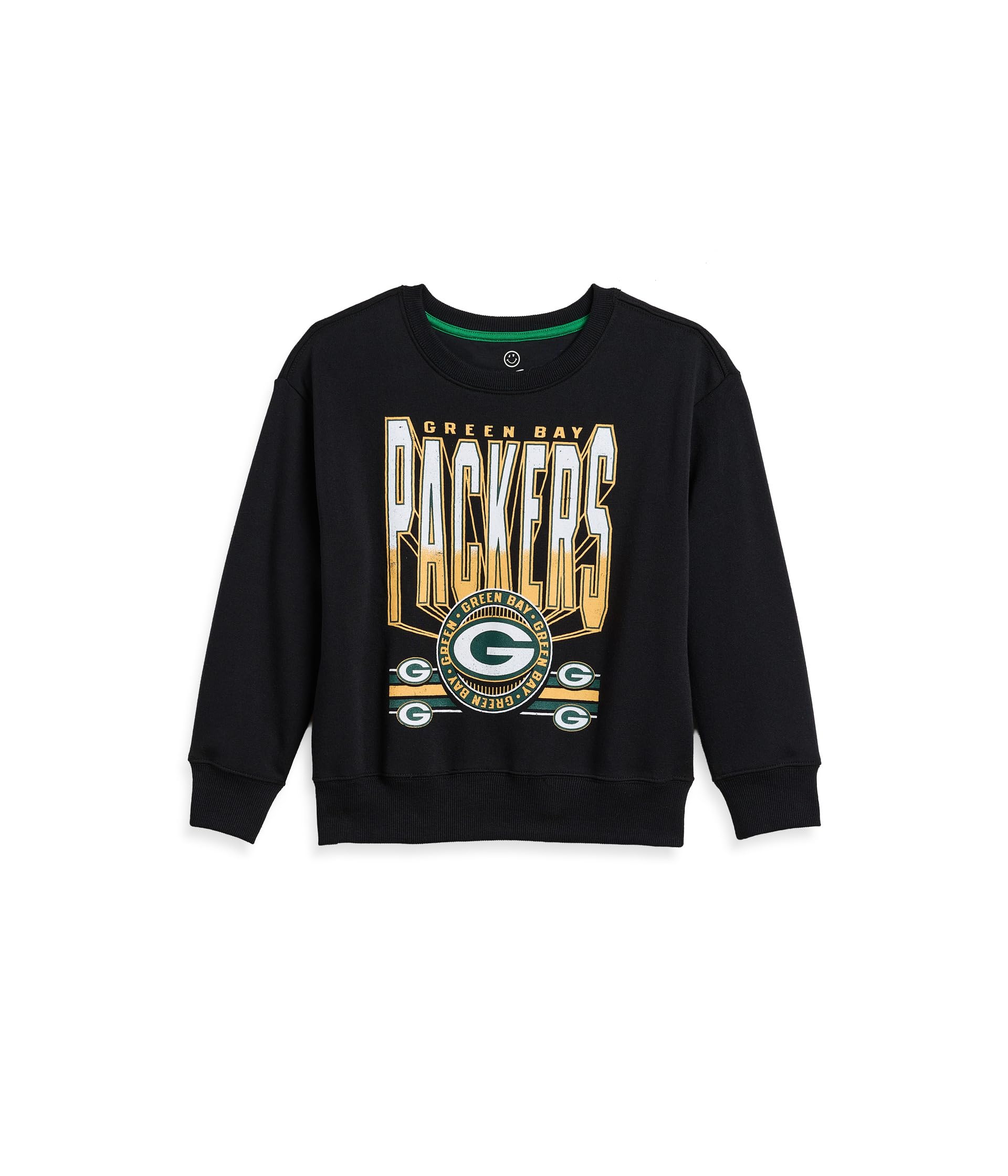 Флисовая кофта с опущенным плечом NFL Green Bay Packers (Младший ребенок/Старший ребенок)