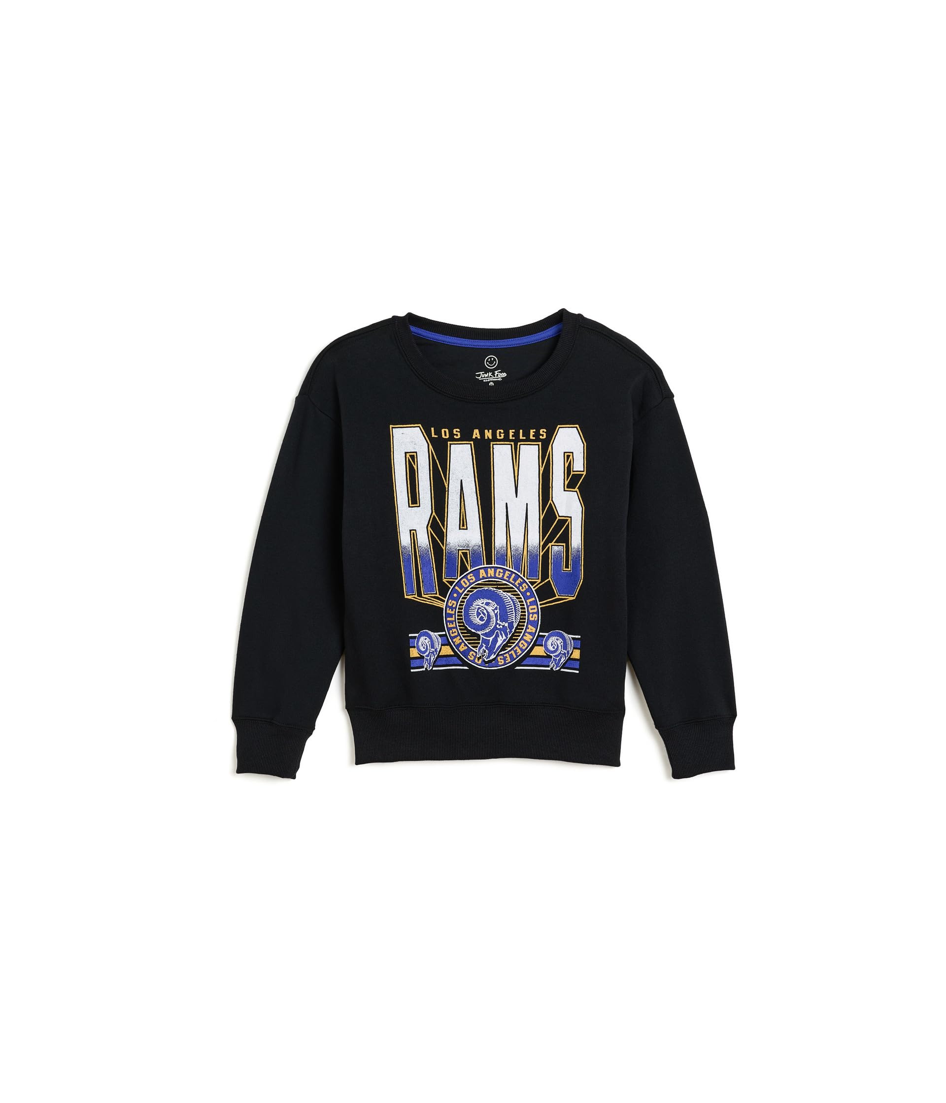 Флисовая кофта с опущенным плечом NFL Los Angeles Rams (маленький ребенок/старший ребенок)