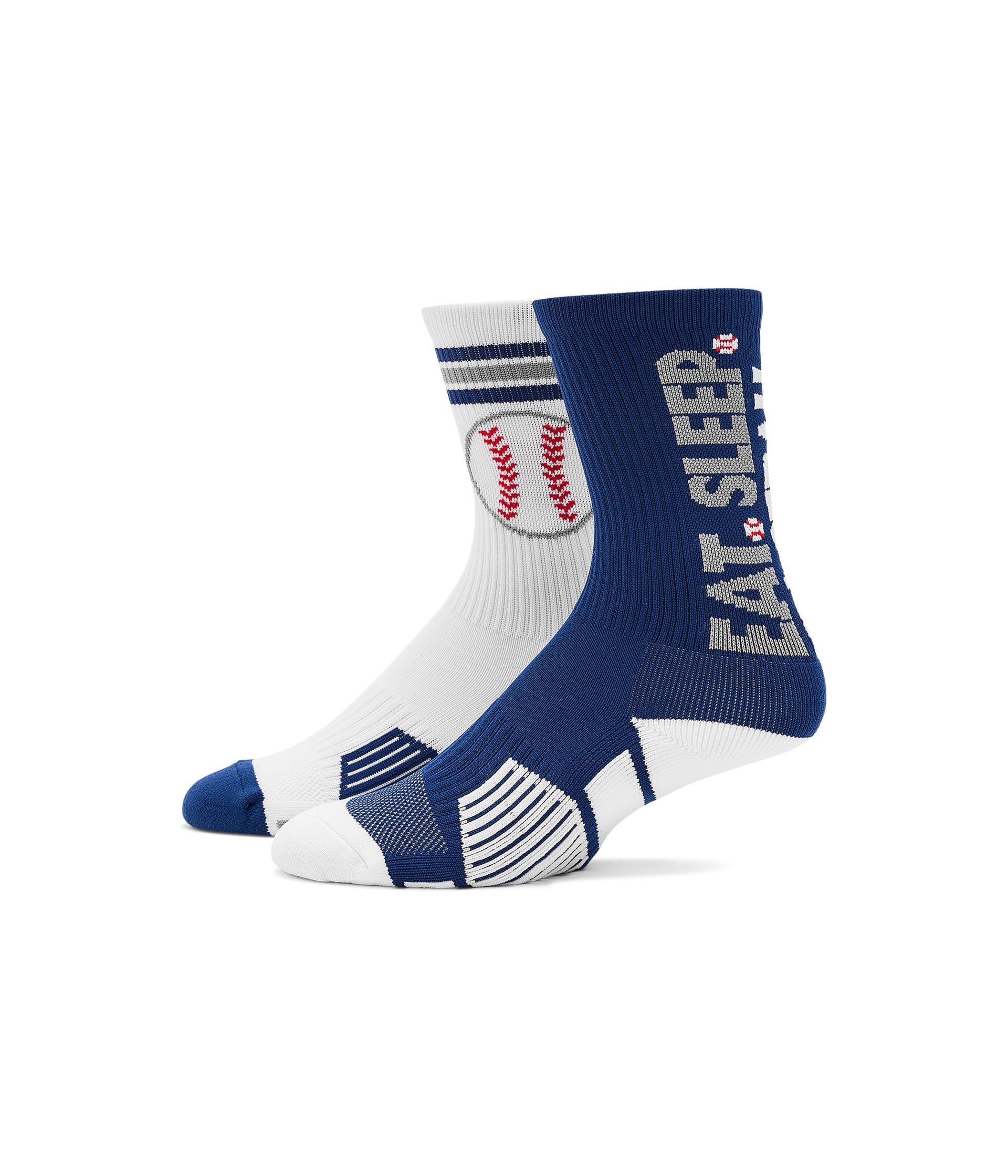 Baseball Woven Mid-Calf Sock Set - Ace (Little Kid/Big Kid/Adult)