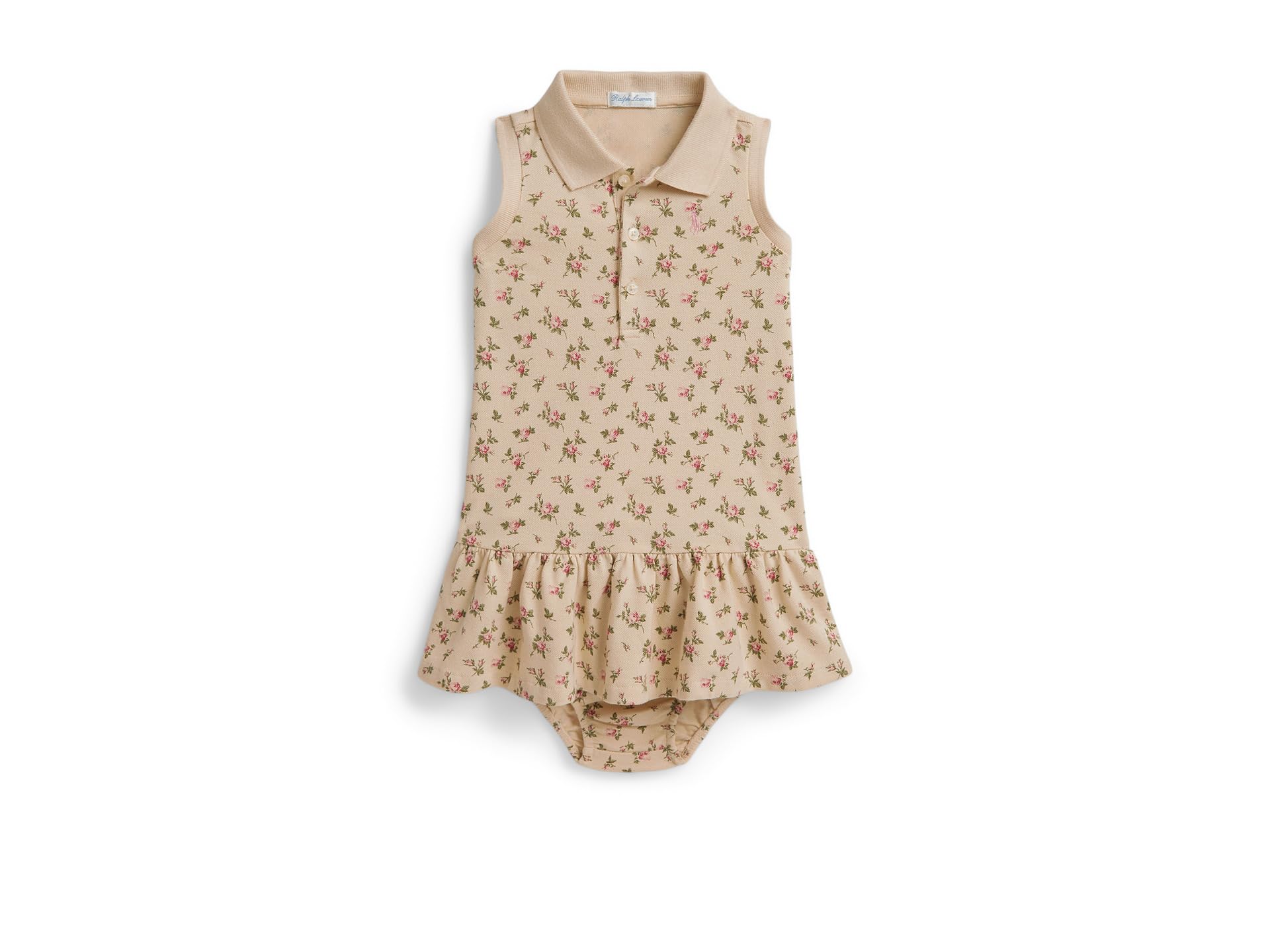 Детское платье Floral Stretch Mesh Polo Dress & Bloomer