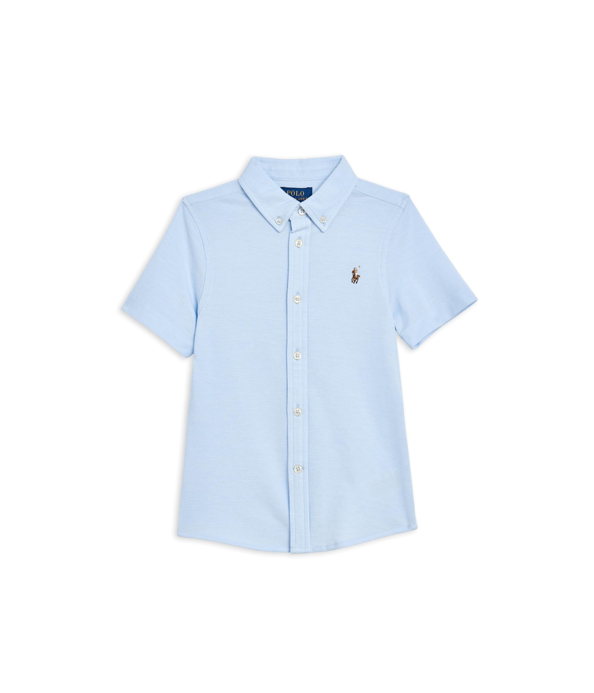 Короткая рубашка Oxford из трикотажа (малыш/маленький ребенок)