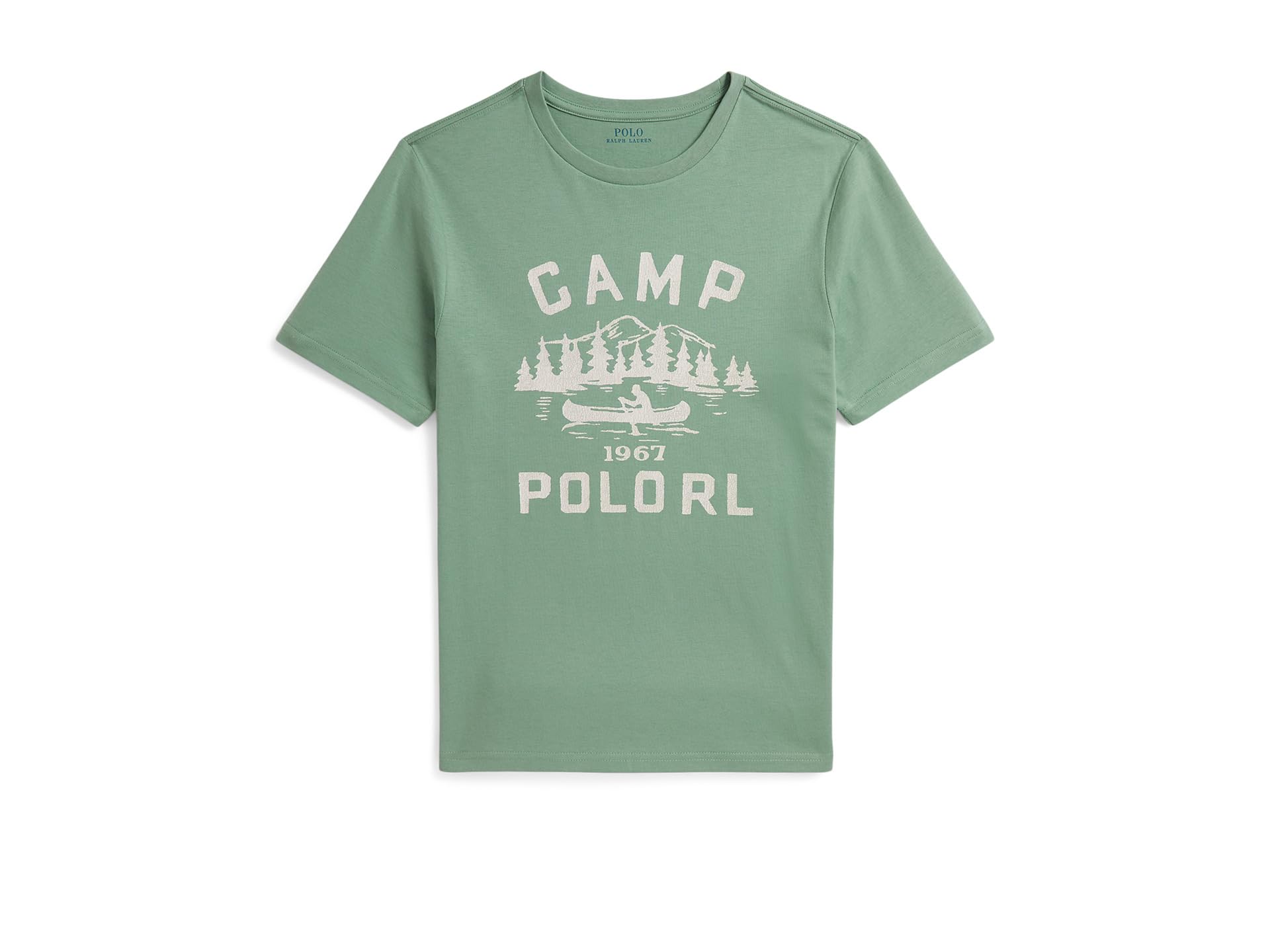 Logo Cotton Jersey Graphic Tee (Big Kid)