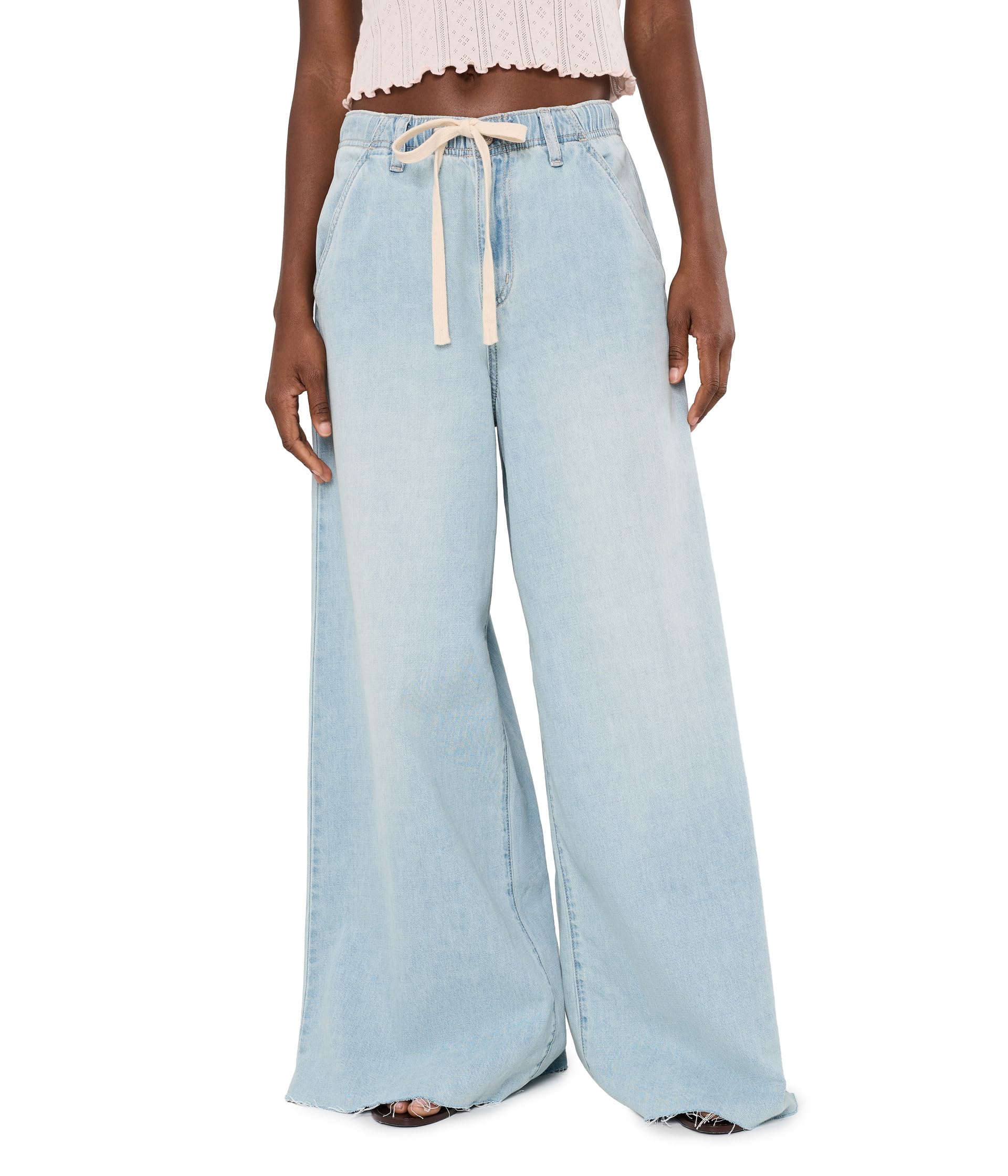 Джинсы с широкими штанинами Cabana Wide Leg Pull-On в цвете Charmed