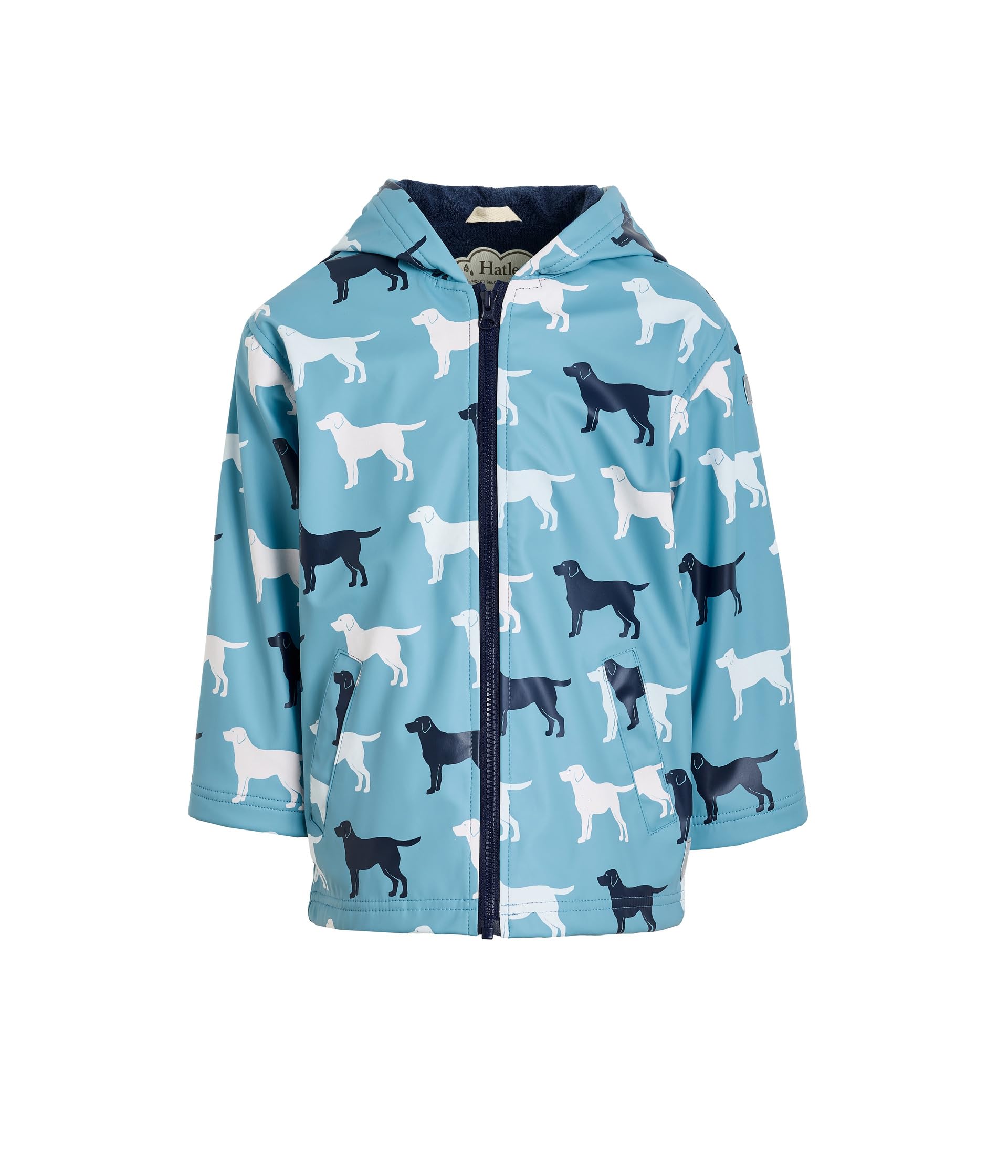 Hatley Kids Dog Silhouette Colour Change дождевик (для малышей/детей младшего возраста/детей старшего возраста)