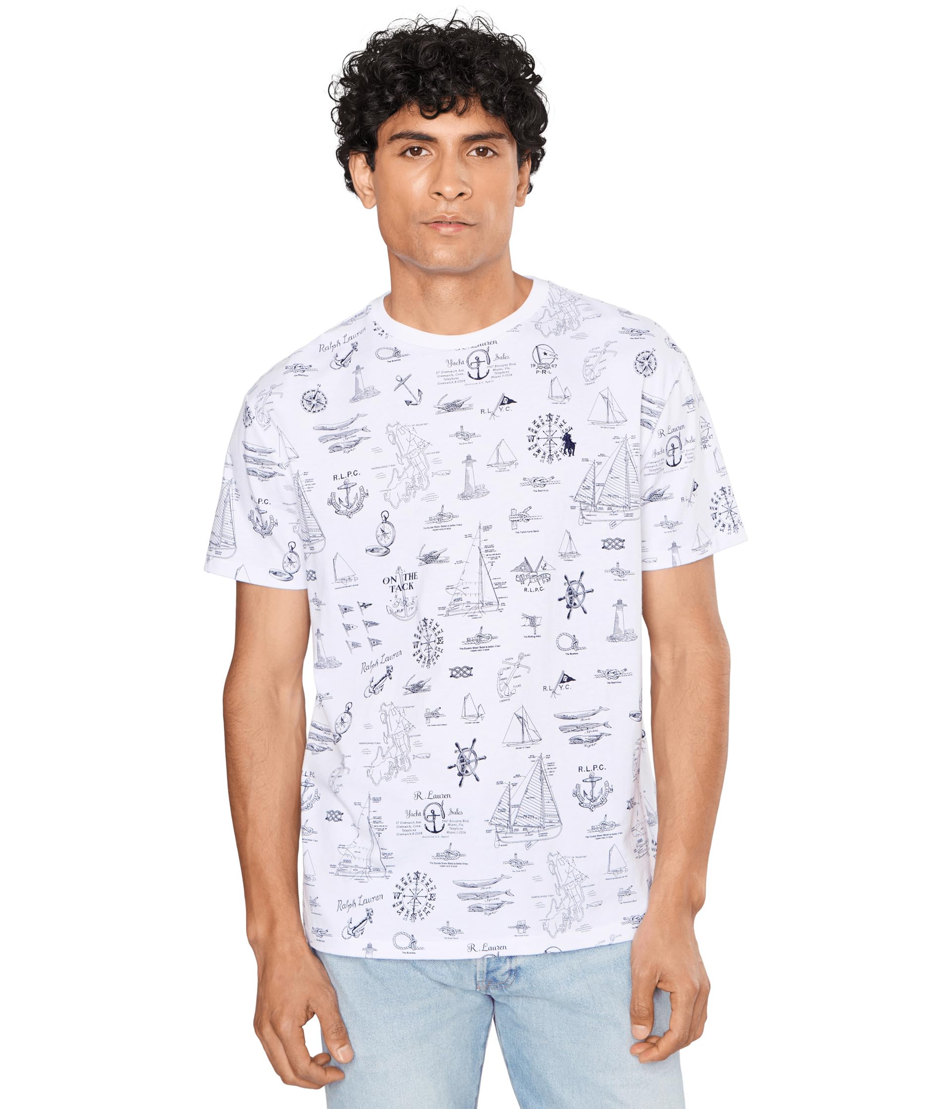 Classic Fit Nautical Jersey T-Shirt
