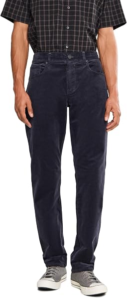 Брюки Federal 32" Slim Straight Fit Stretch Corduroy в цвете Deep Anchor