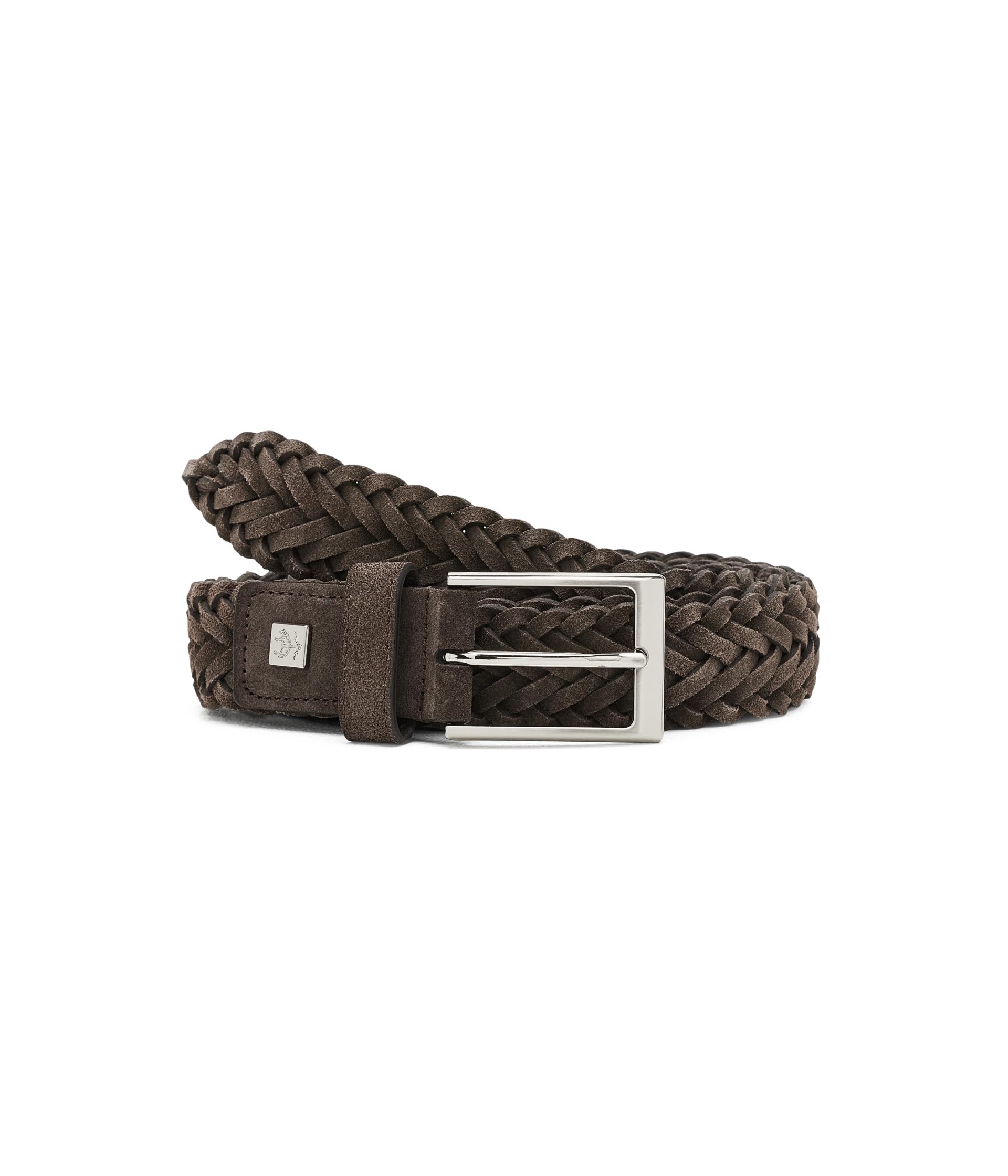 Braided Suede Leather Belt