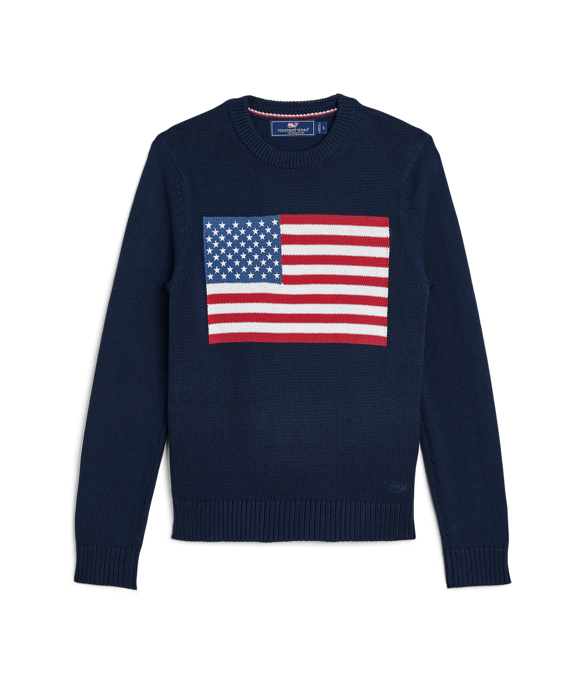 American Flag Crew Neck (Toddler/Little Kid/Big Kid)