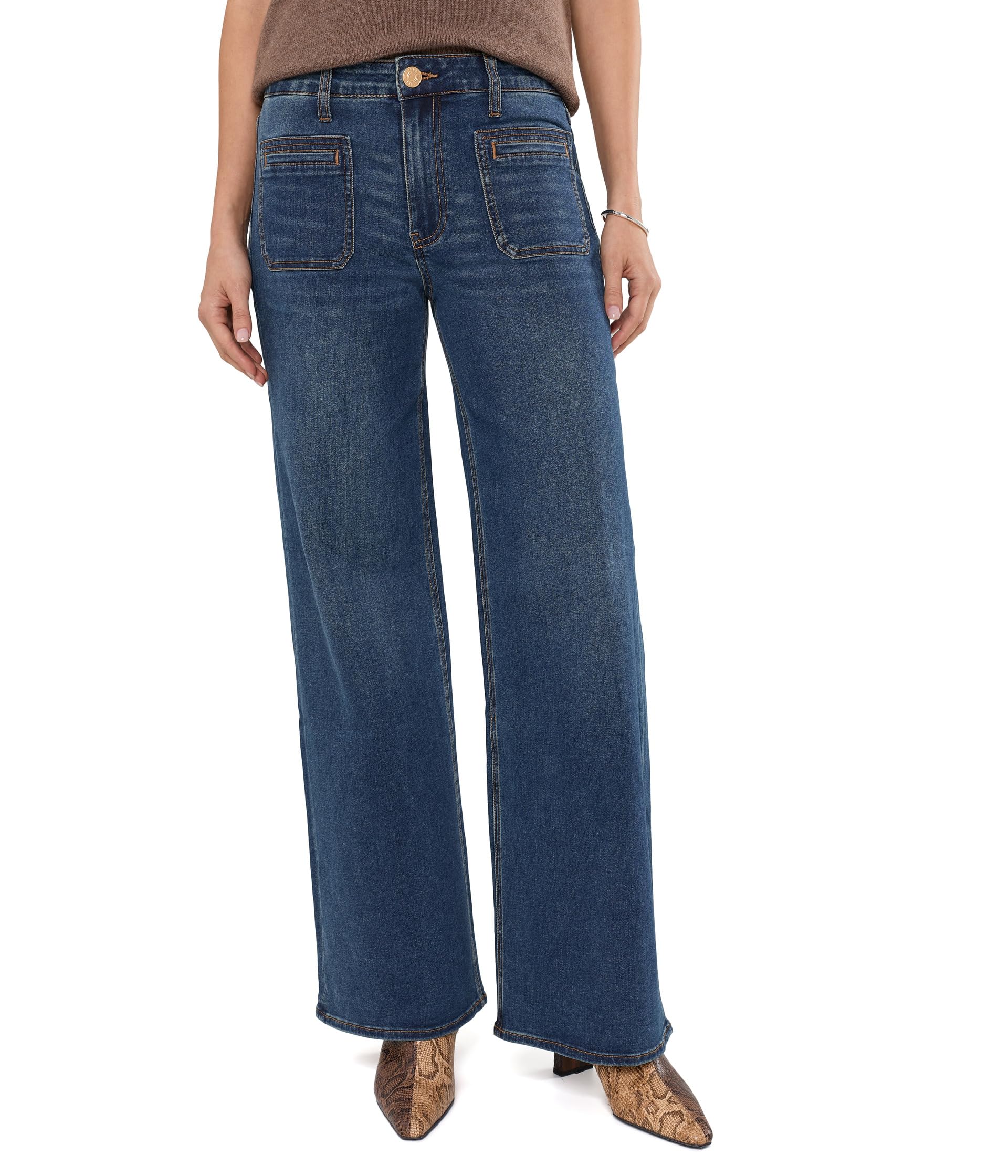Jodi High-Rise Straight Leg in Charmingly/Medium Base