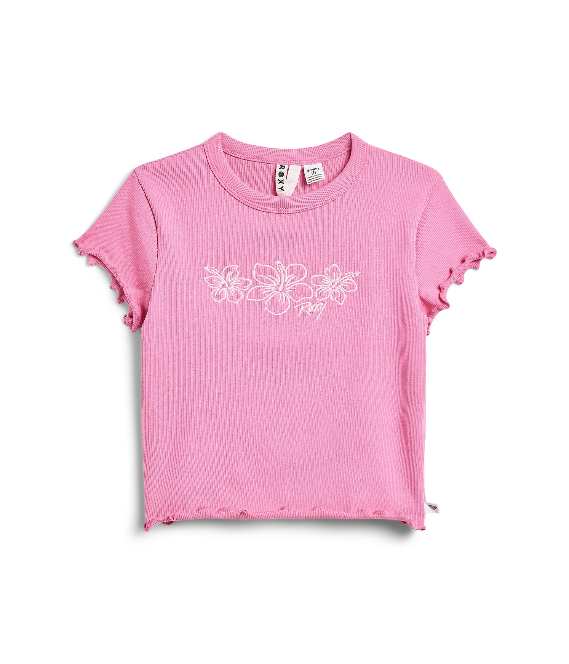Hibiscus Trio Baby Tee (Big Kid)