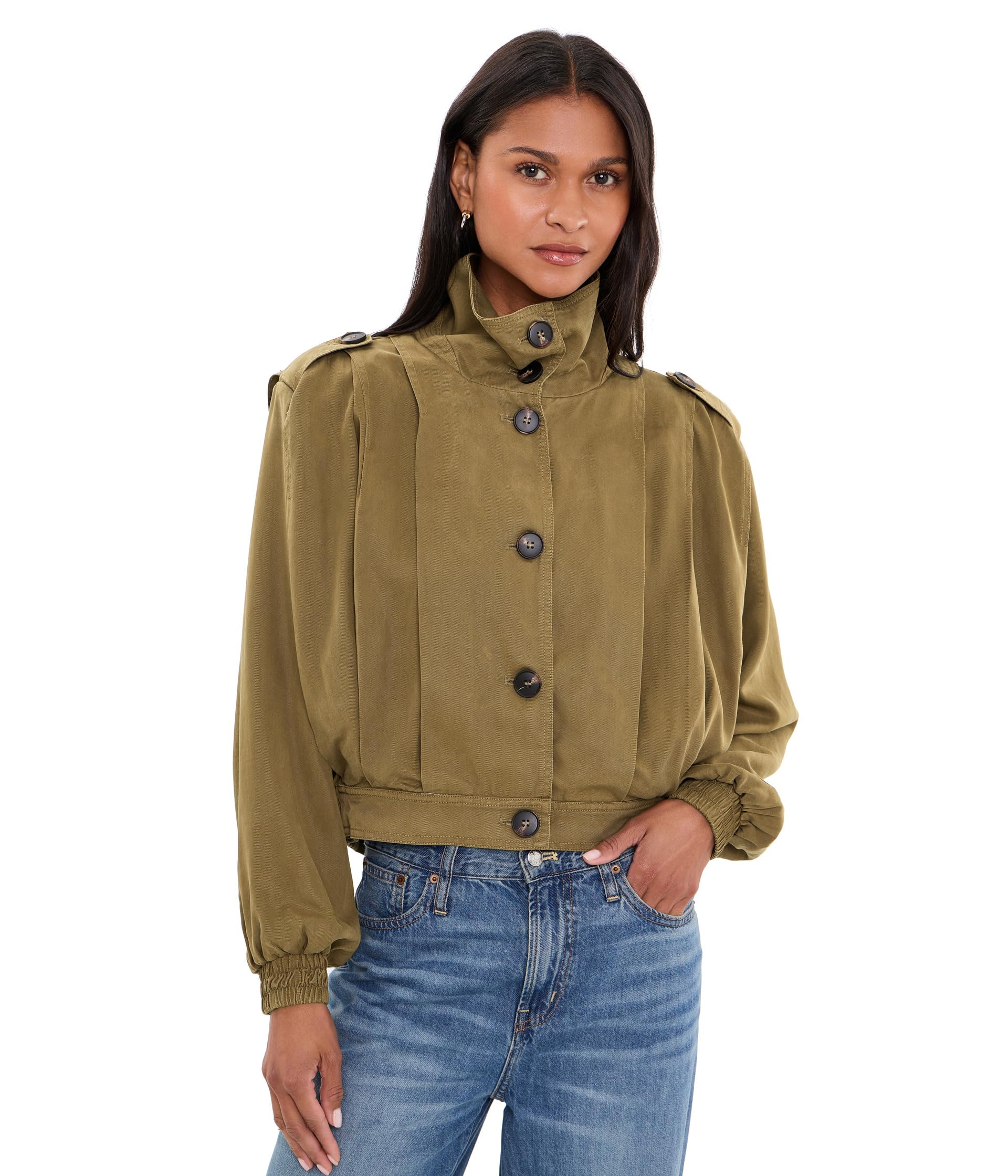 Secret Sauce Pleated Jacket